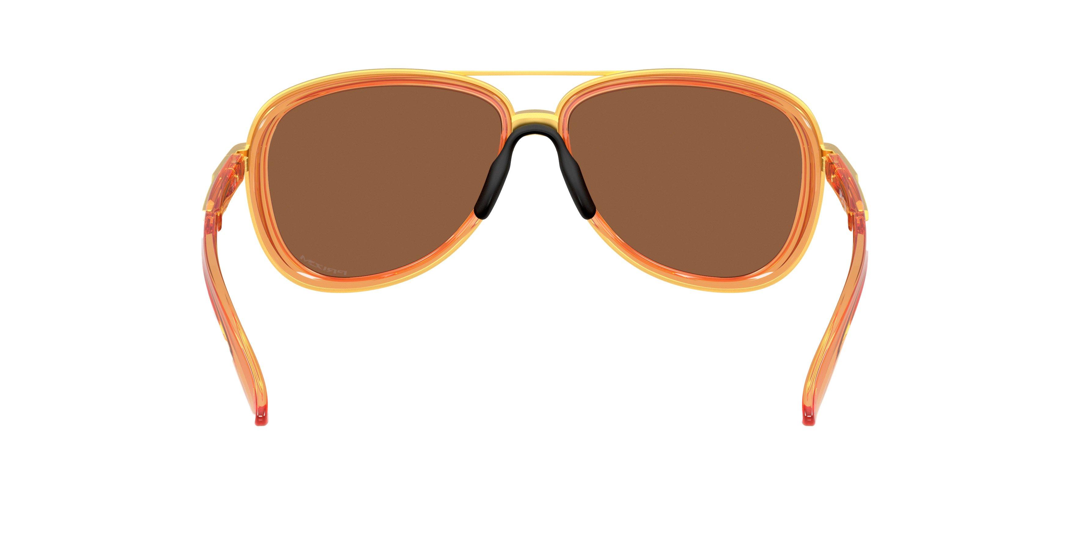 Oakley Split Time Prizm Tungsten Sunglasses - Trans Ginger - ORANGE Thumbnail View 3