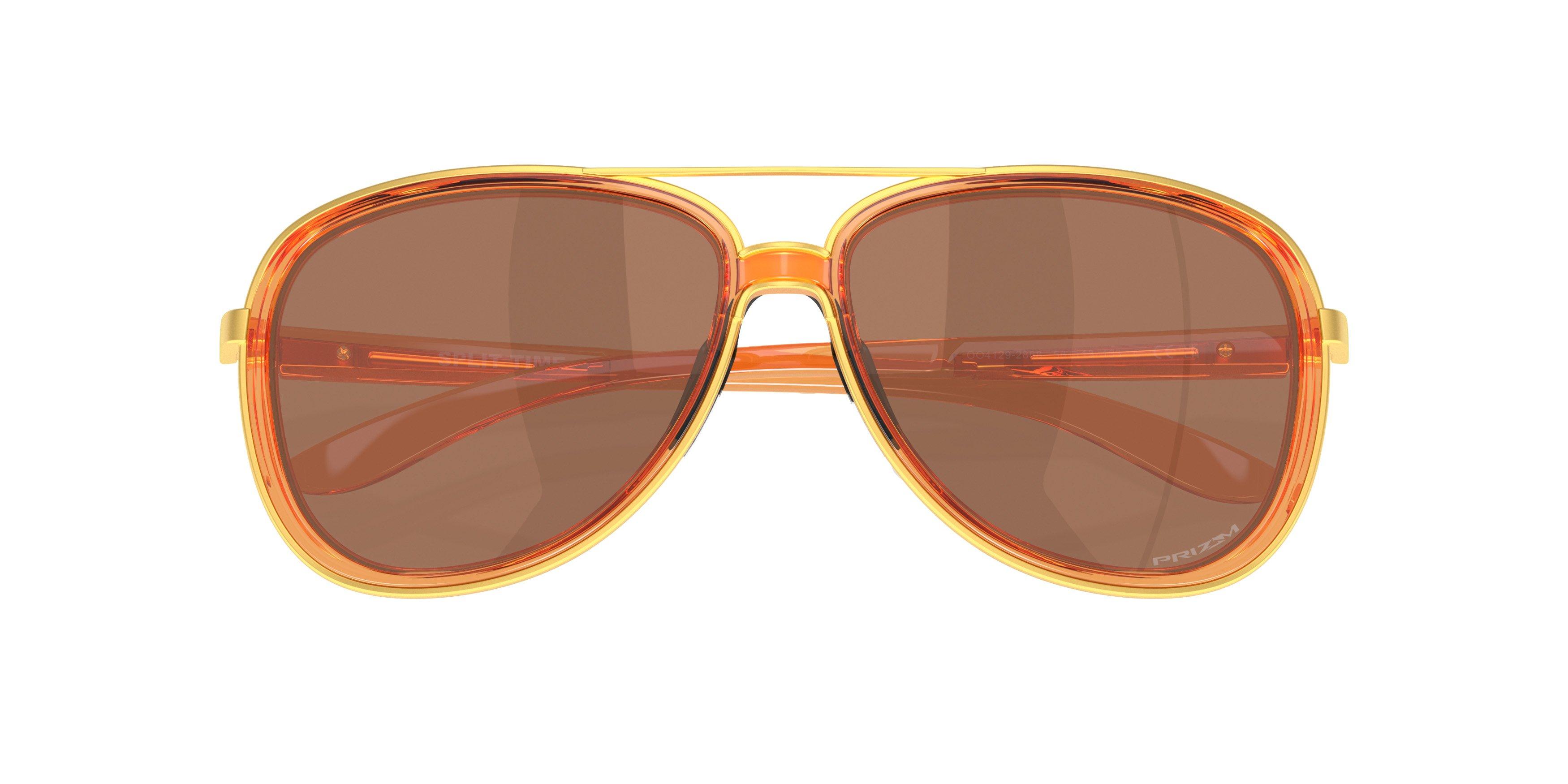Oakley Split Time Prizm Tungsten Sunglasses - Trans Ginger - ORANGE Thumbnail View 8