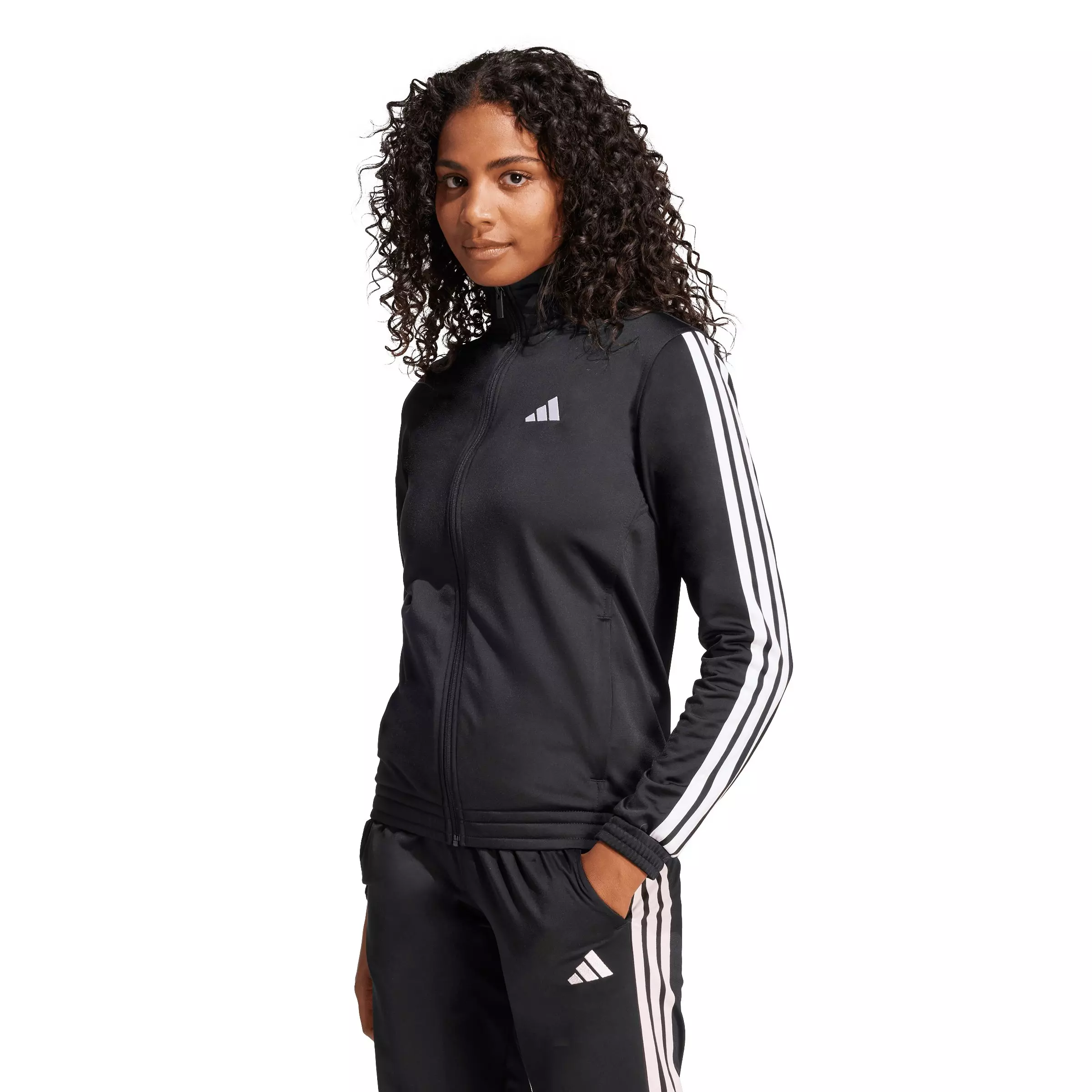 adidas Women's Dayready Track Jacket - Black - BLACK