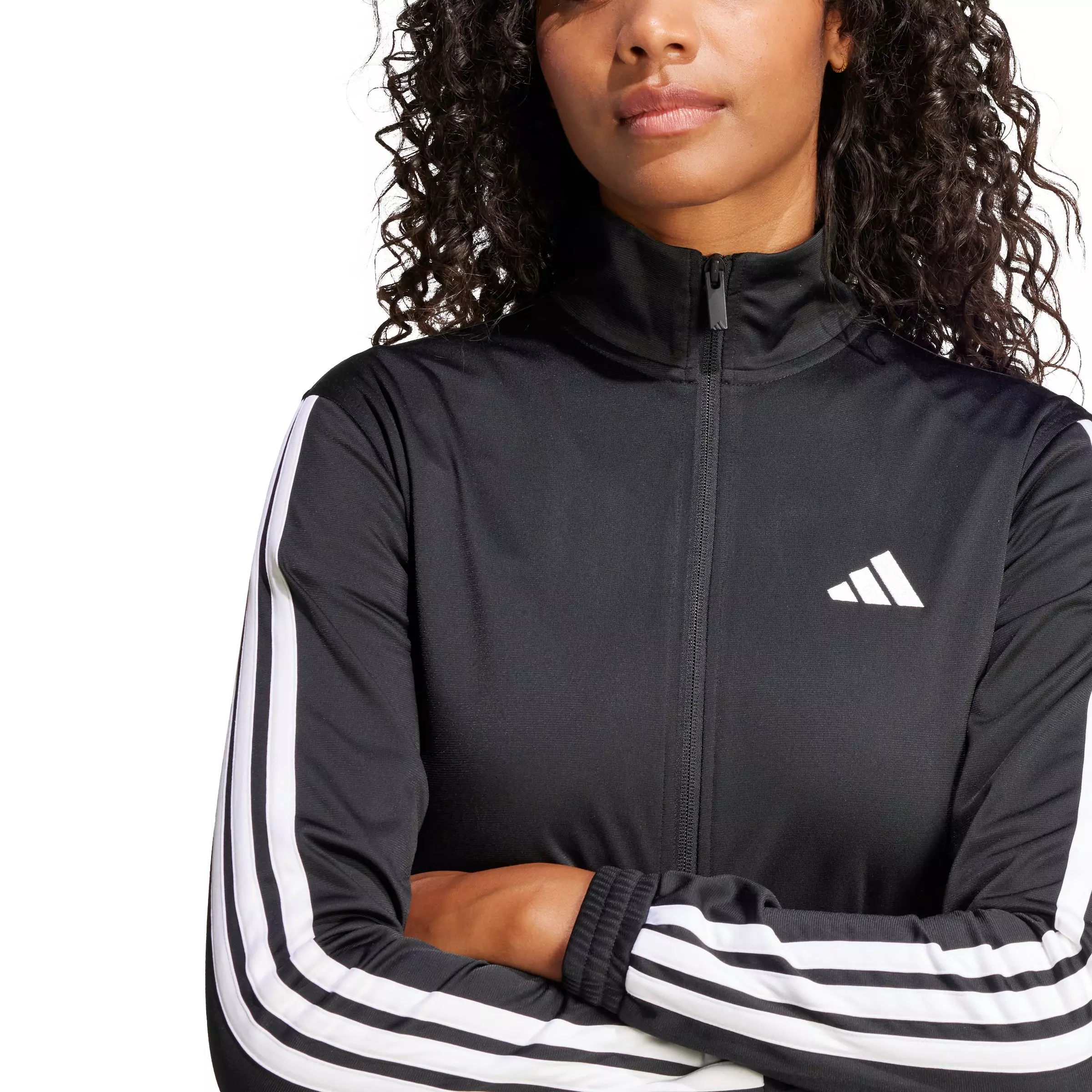 adidas Women's Dayready Track Jacket - Black - BLACK