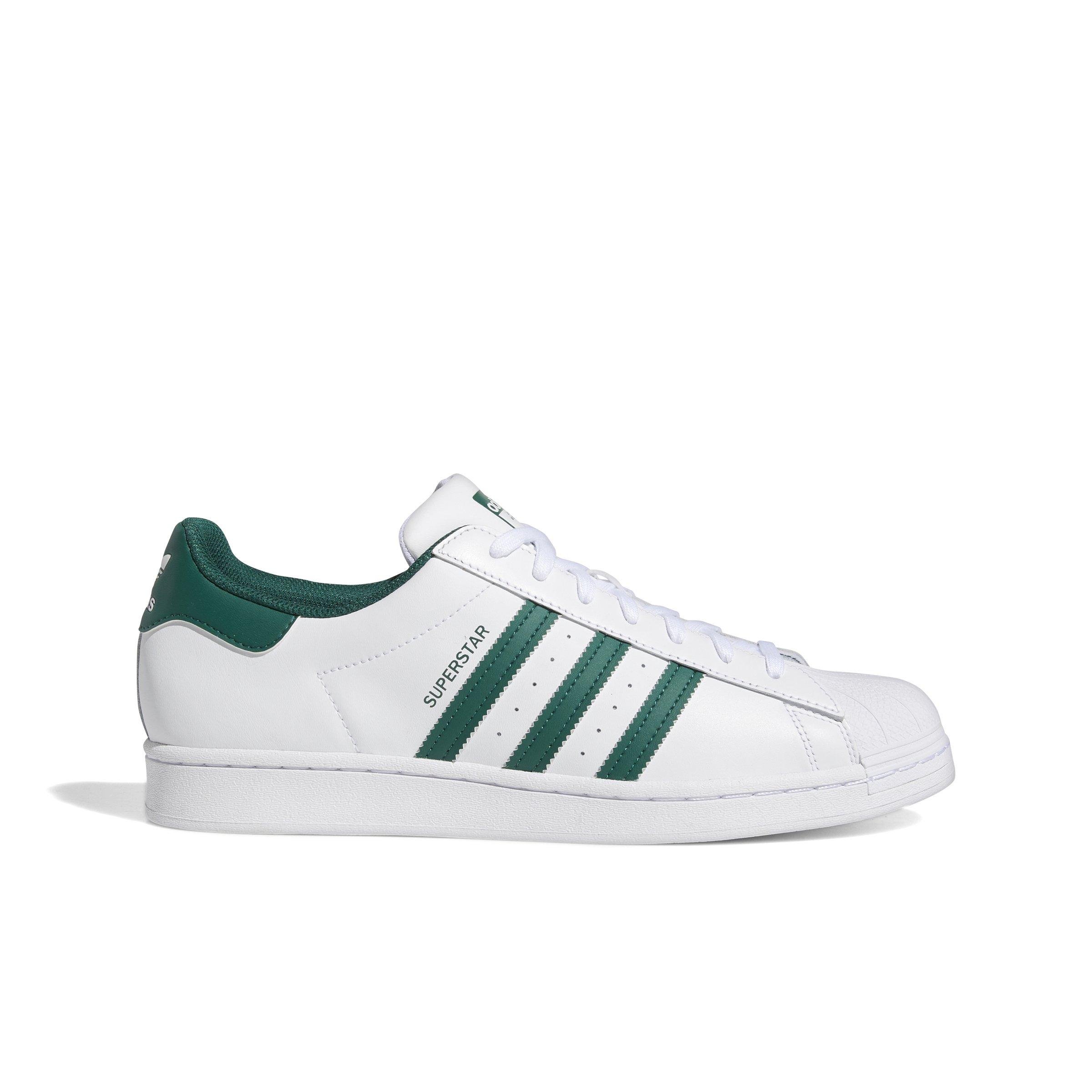 adidas Originals Superstar "Cloud White/Collegiate Green/Cloud White" Men's Shoe - WHITE Thumbnail View 1