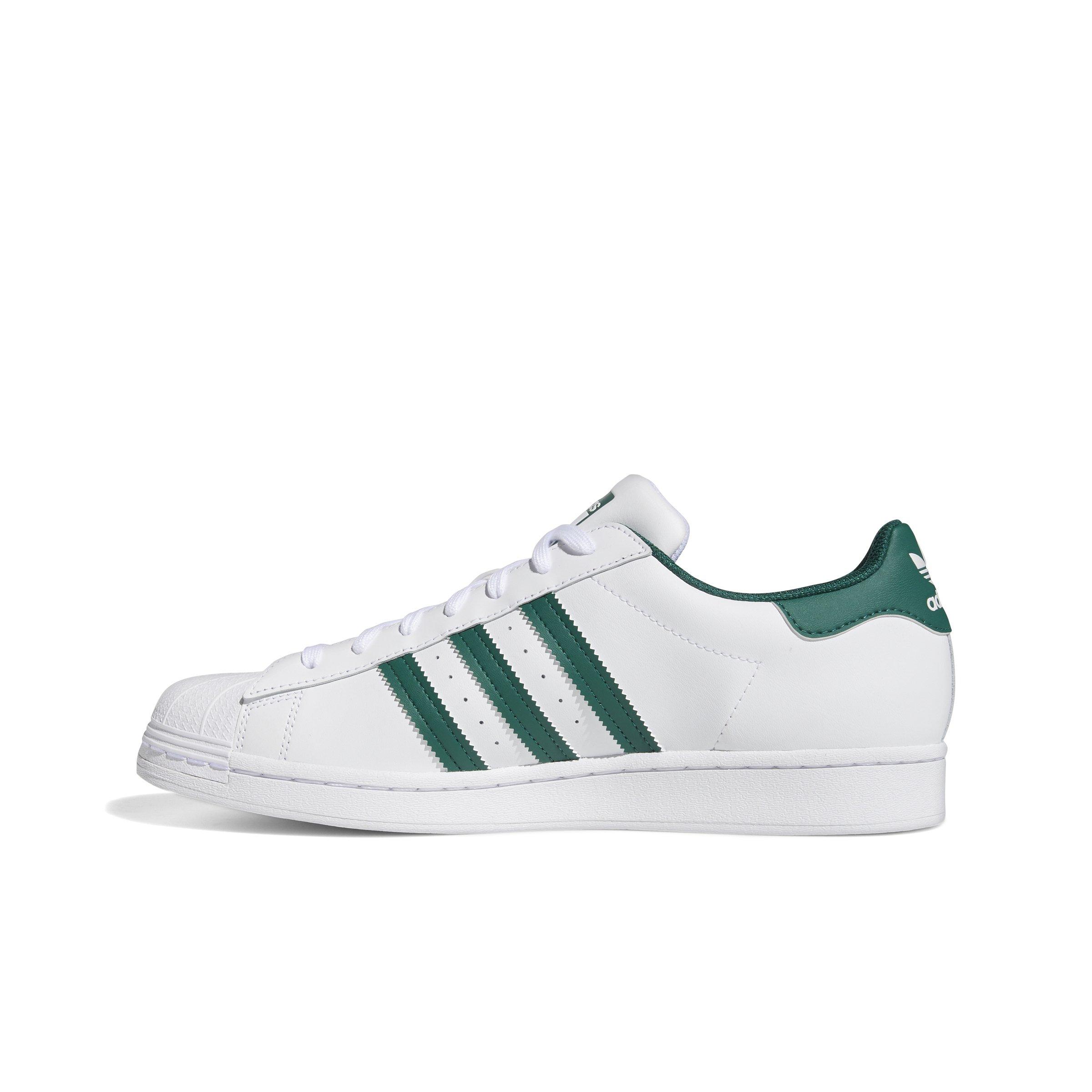 adidas Originals Superstar "Cloud White/Collegiate Green/Cloud White" Men's Shoe - WHITE Thumbnail View 2