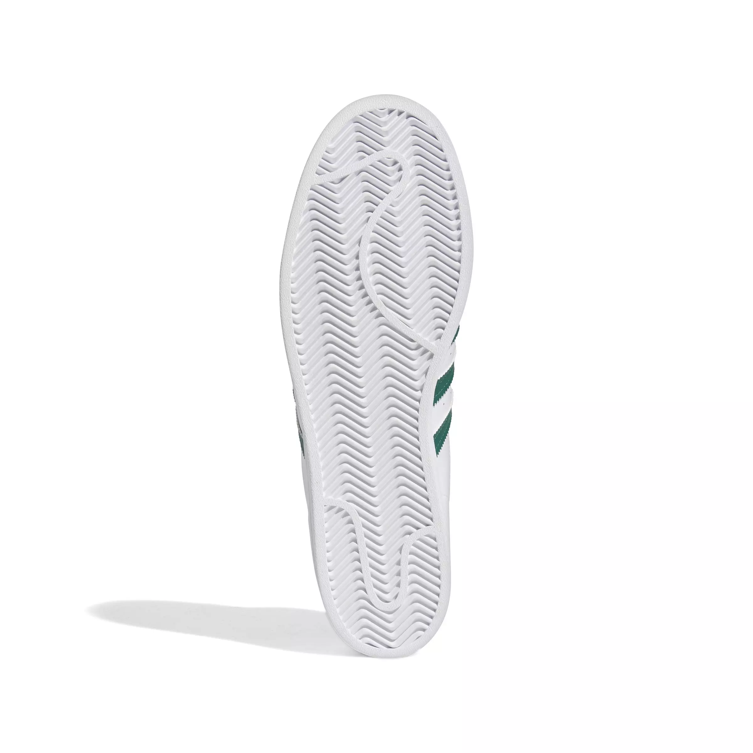 adidas Originals Superstar "Cloud White/Collegiate Green/Cloud White" Men's Shoe - WHITE