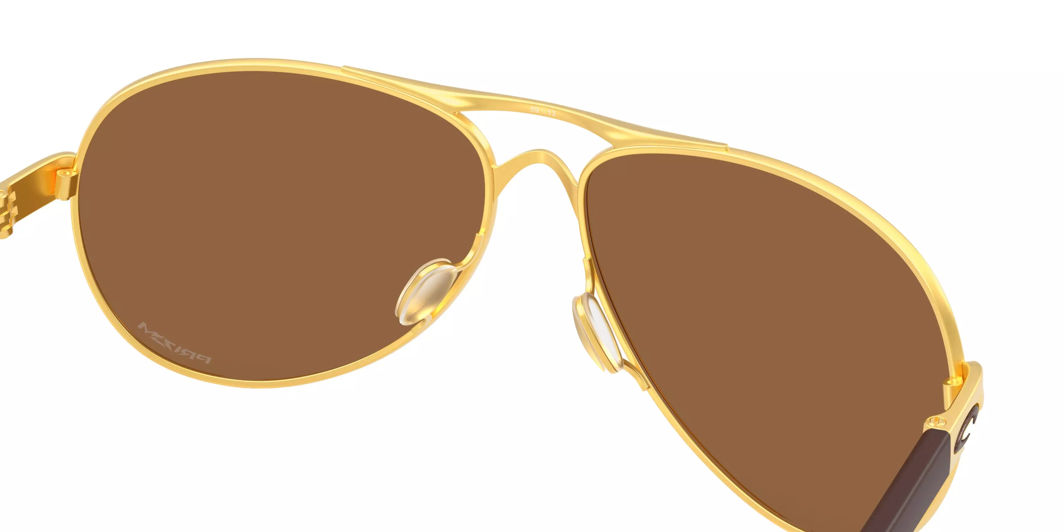 Oakley Feedback Prizm Bronze Sunglasses - Satin Gold - GOLD/BROWN