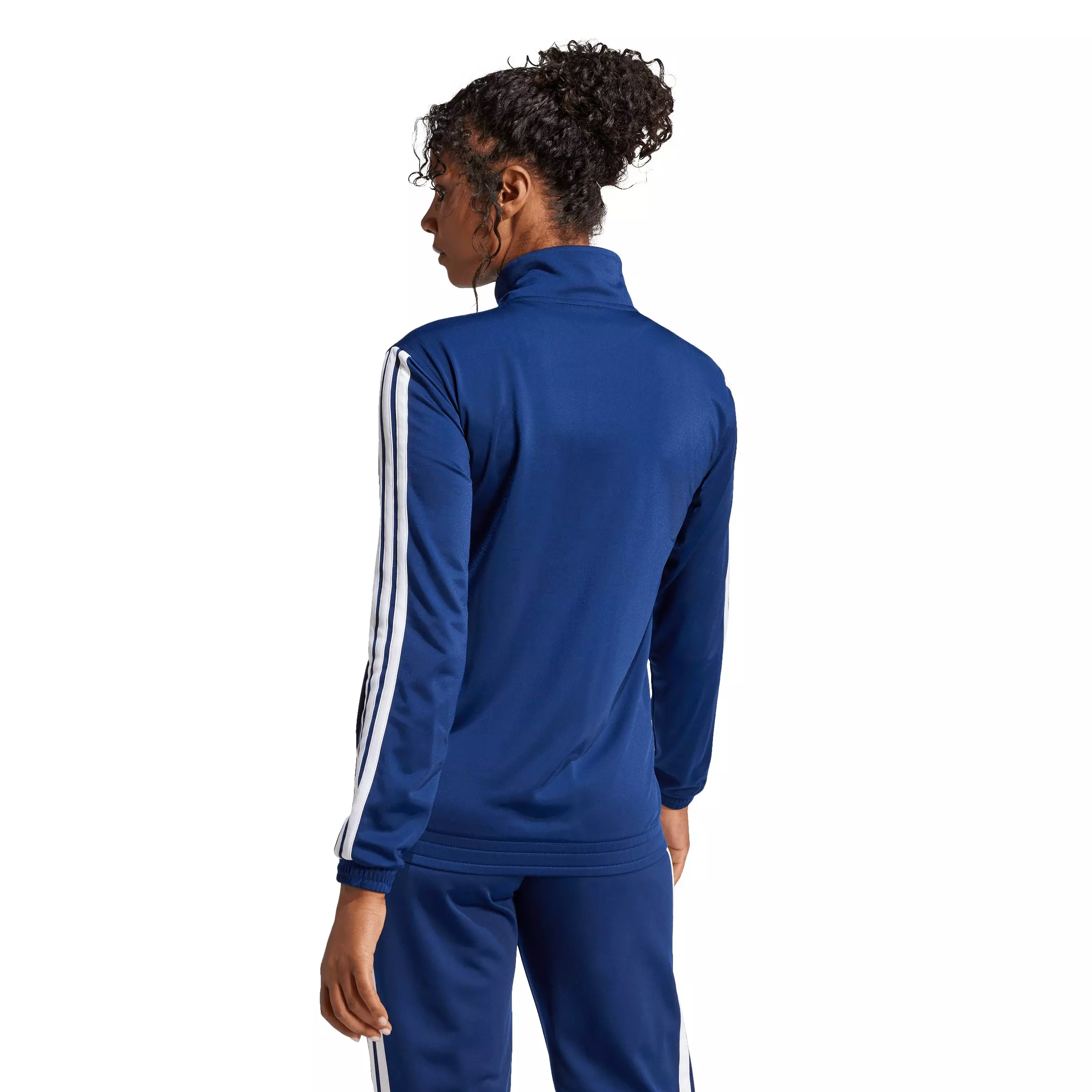 adidas Women's Dayready Track Jacket - Dark Blue - DARK BLUE