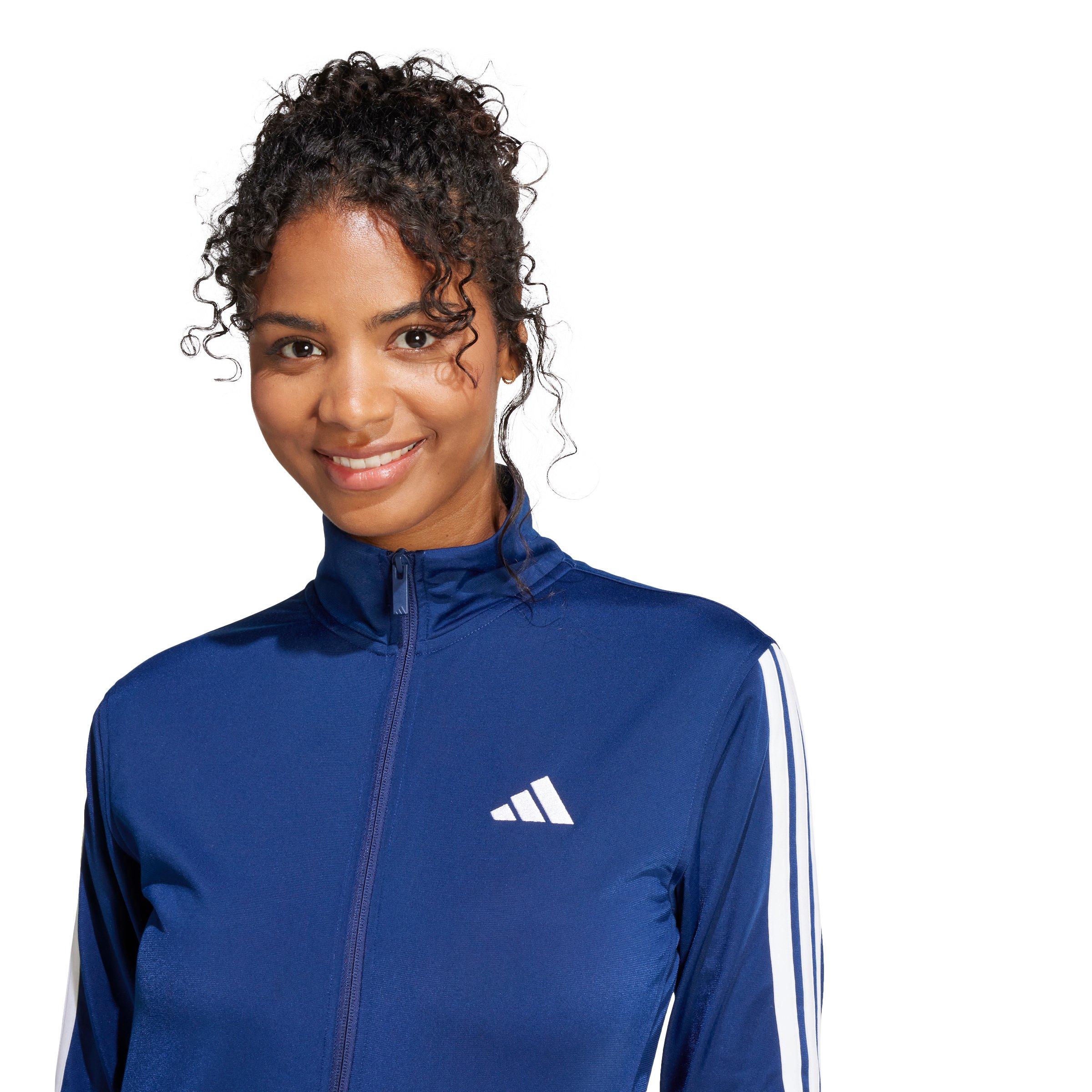 adidas Women's Dayready Track Jacket - Dark Blue - DARK BLUE Thumbnail View 3
