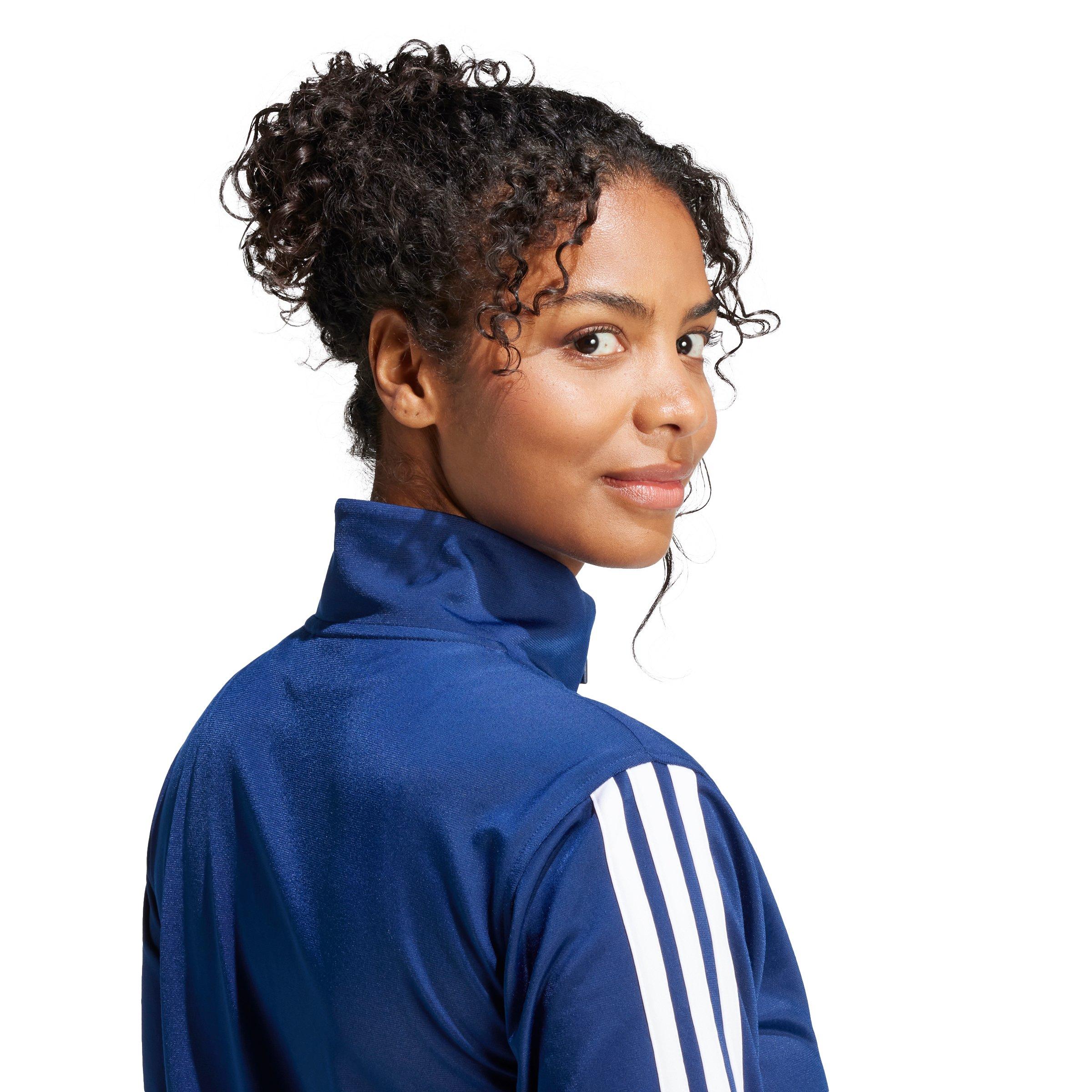 adidas Women's Dayready Track Jacket - Dark Blue - DARK BLUE Thumbnail View 4