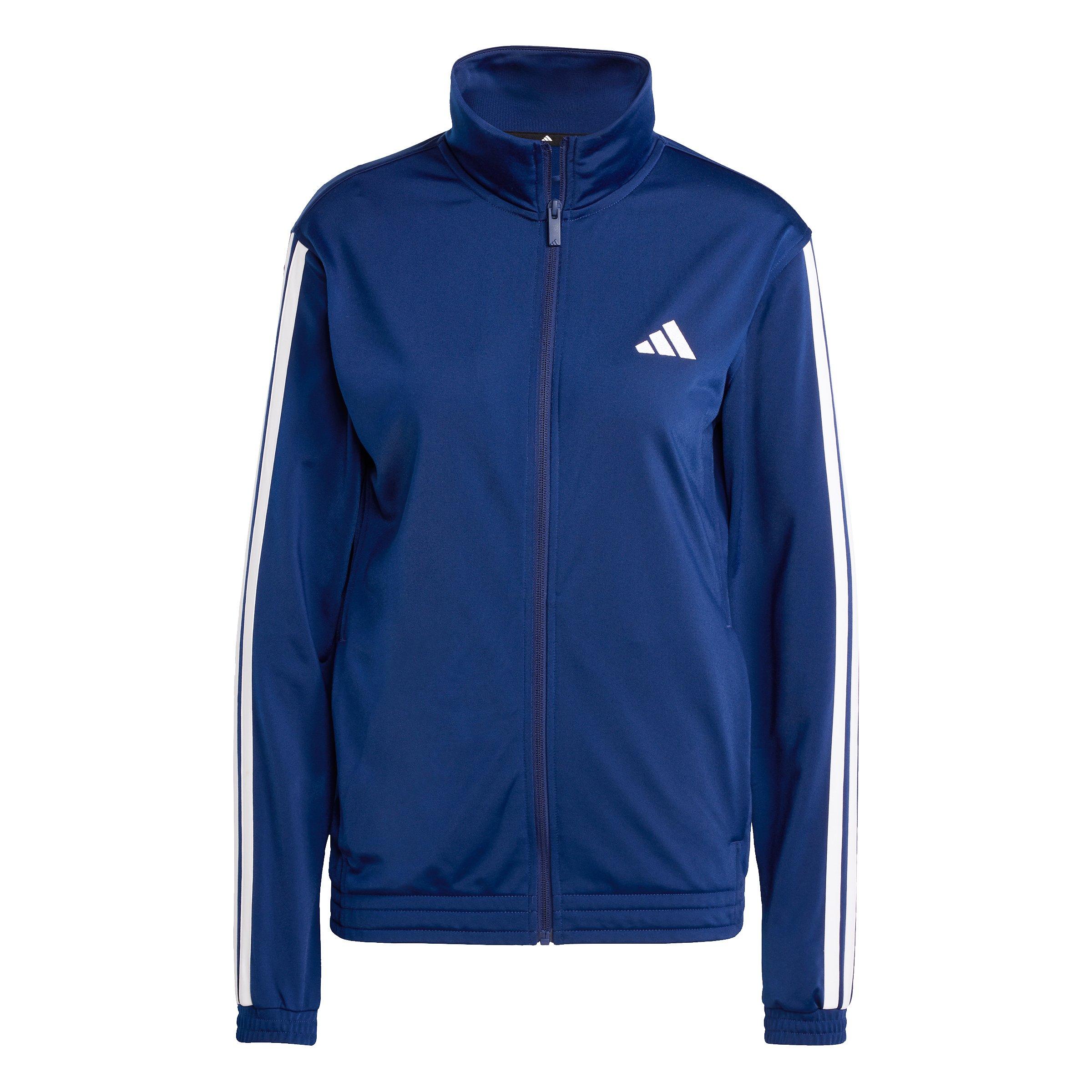 adidas Women's Dayready Track Jacket - Dark Blue - DARK BLUE Thumbnail View 6