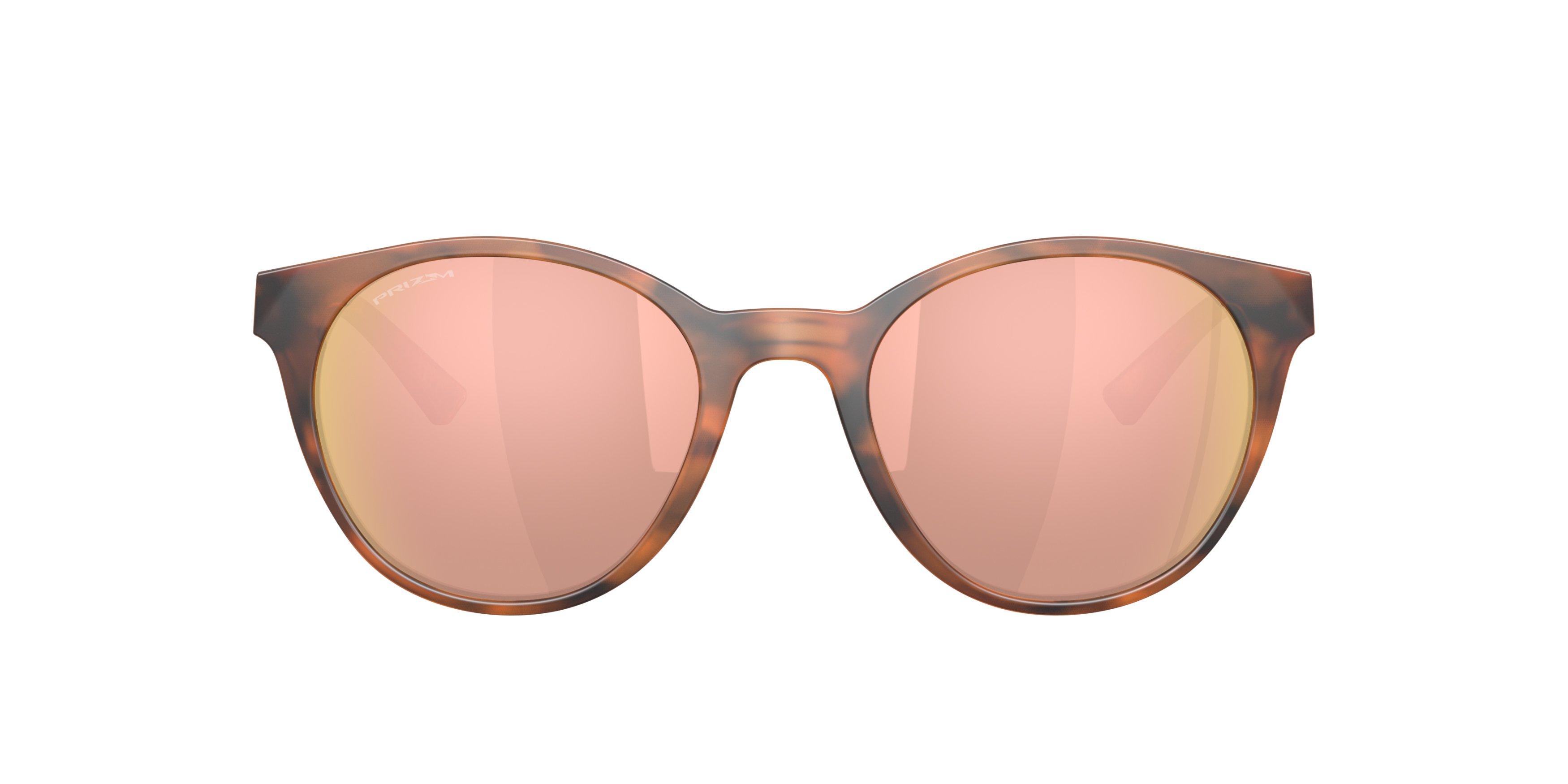 Oakley Spindrift Prizm Rose Gold Sunglasses - Matte Ginger Tortoise - ORANGE Thumbnail View 2