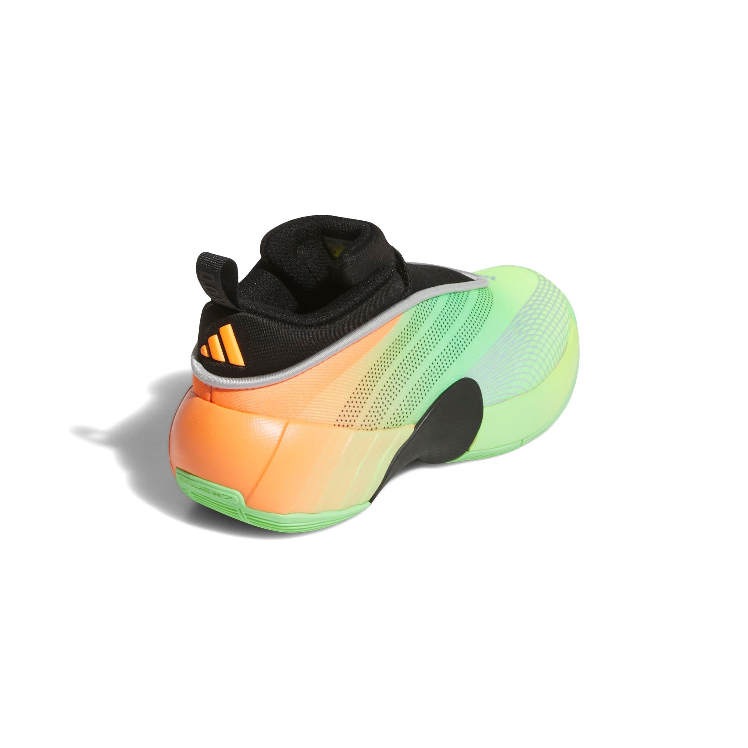 adidas D.O.N. Issue 7 C Preschool Boys' "Lime Burst/Core Black/Screaming Orange" Basketball Shoe