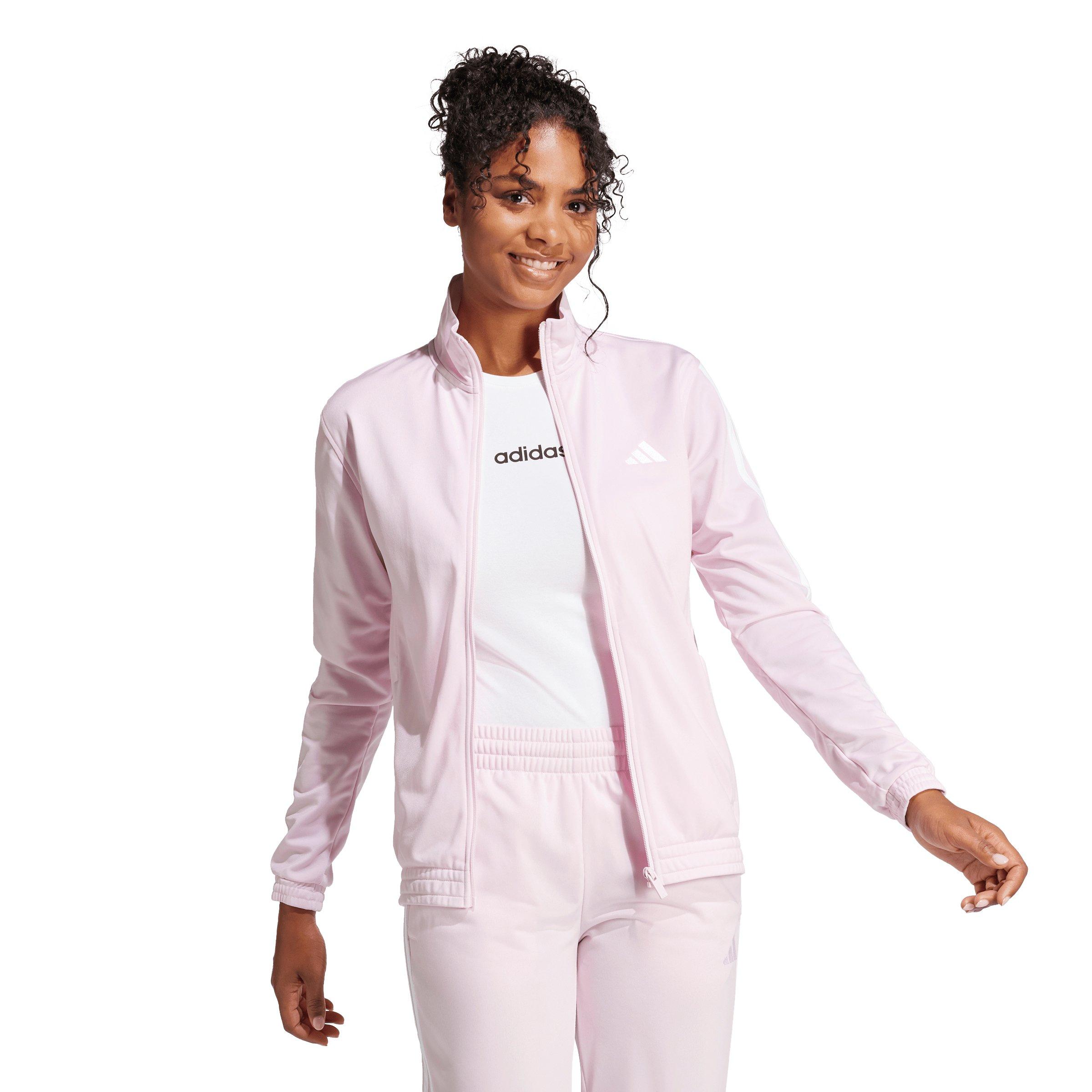 adidas Women's Dayready Track Jacket - Light Pink - LIGHT PINK Thumbnail View 5