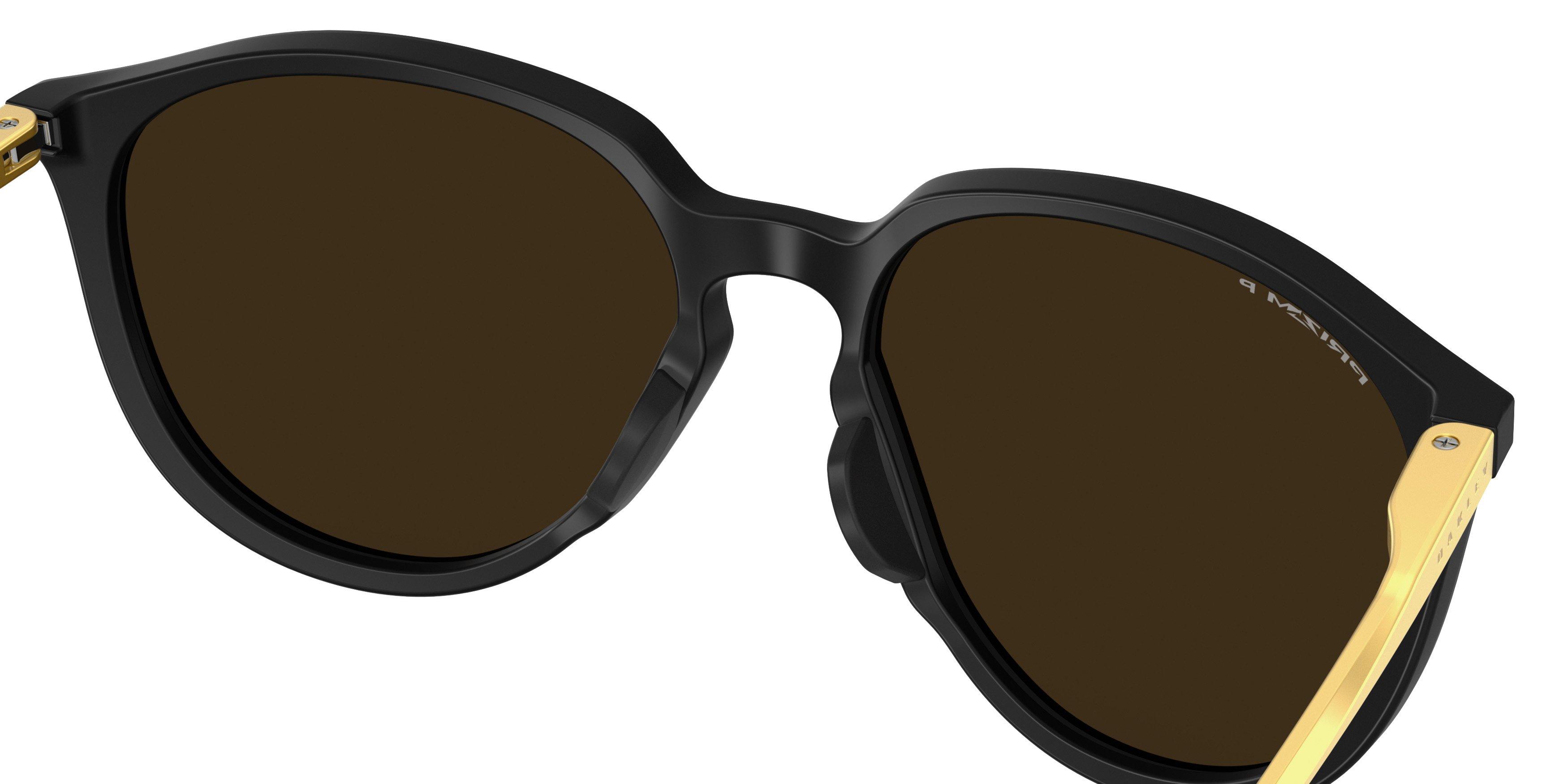 Oakley Sielo Prizm Brown Gradient Sunglasses - Matte Ginger Tortoise - ORANGE Thumbnail View 6