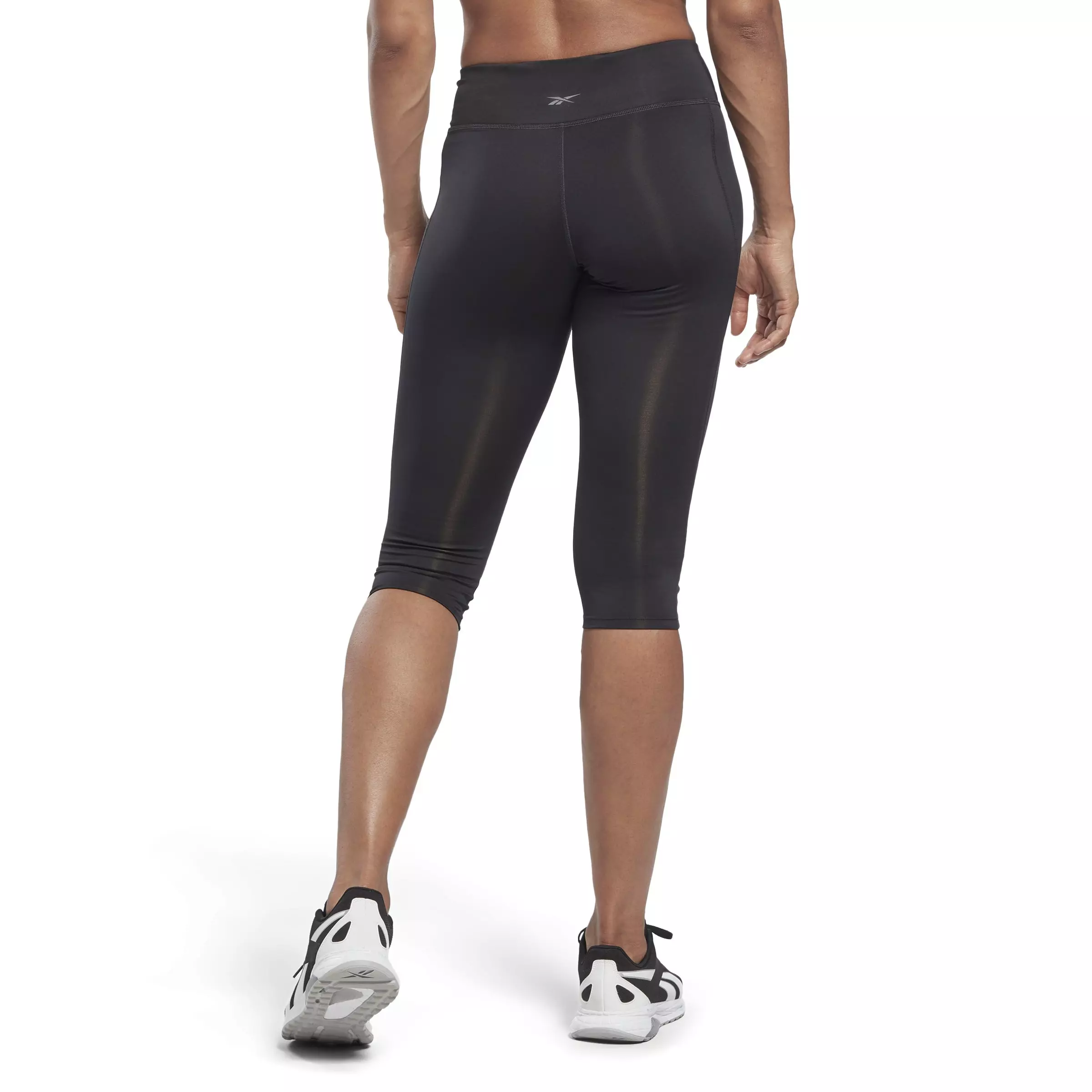 Reebok Women's Workout Ready Capri Tights- Black - BLACK
