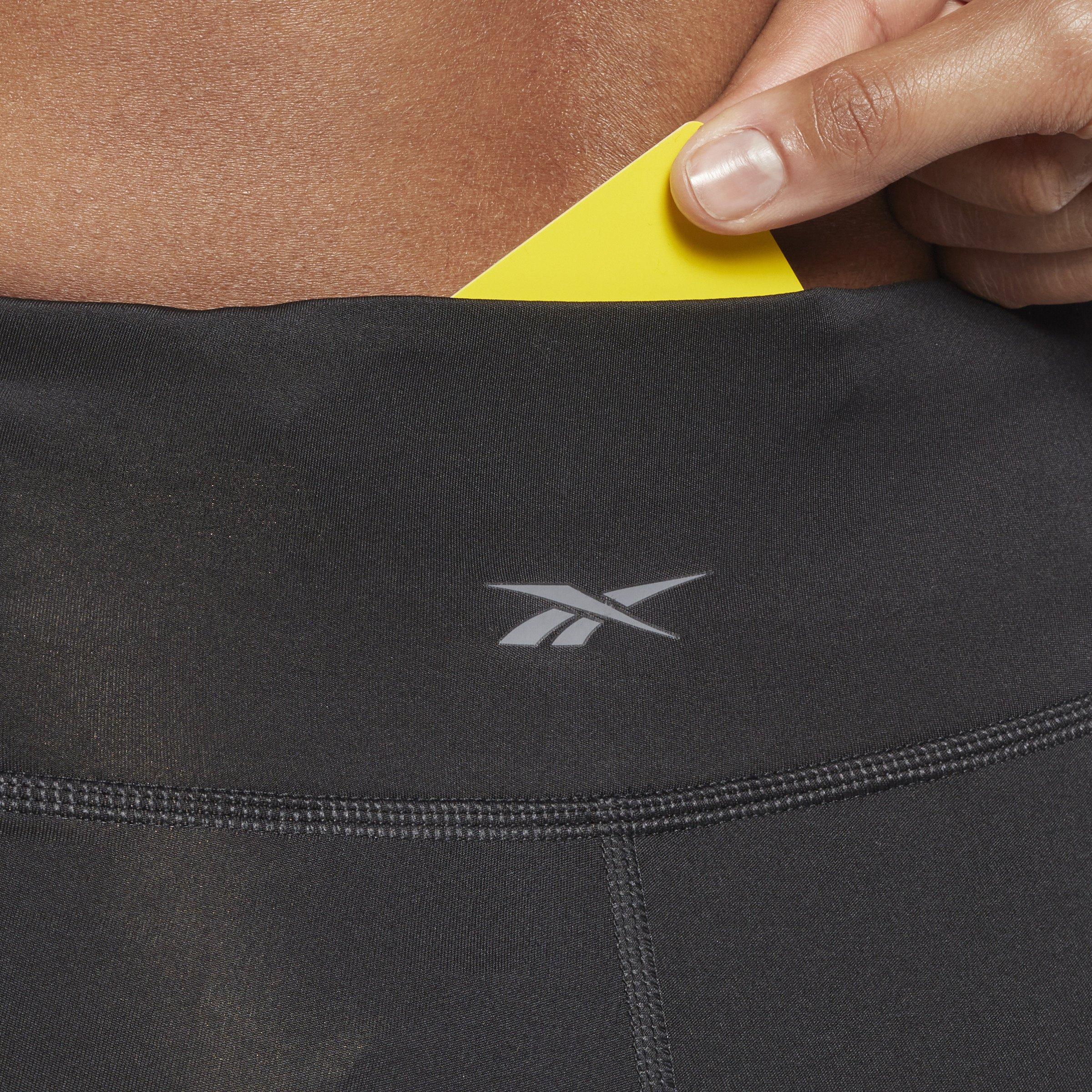 Reebok Women's Workout Ready Capri Tights- Black - BLACK Thumbnail View 4