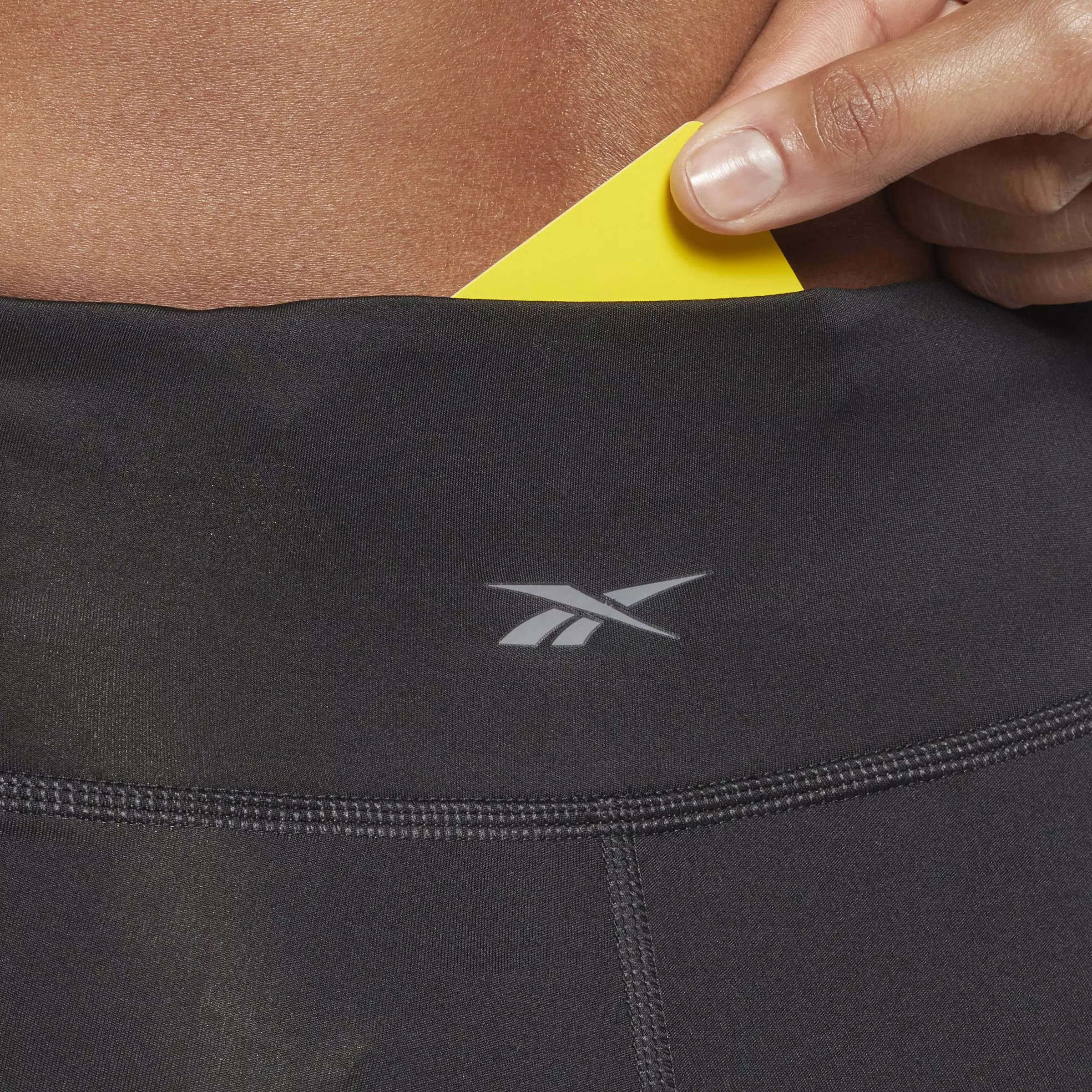 Reebok Women's Workout Ready Capri Tights- Black - BLACK