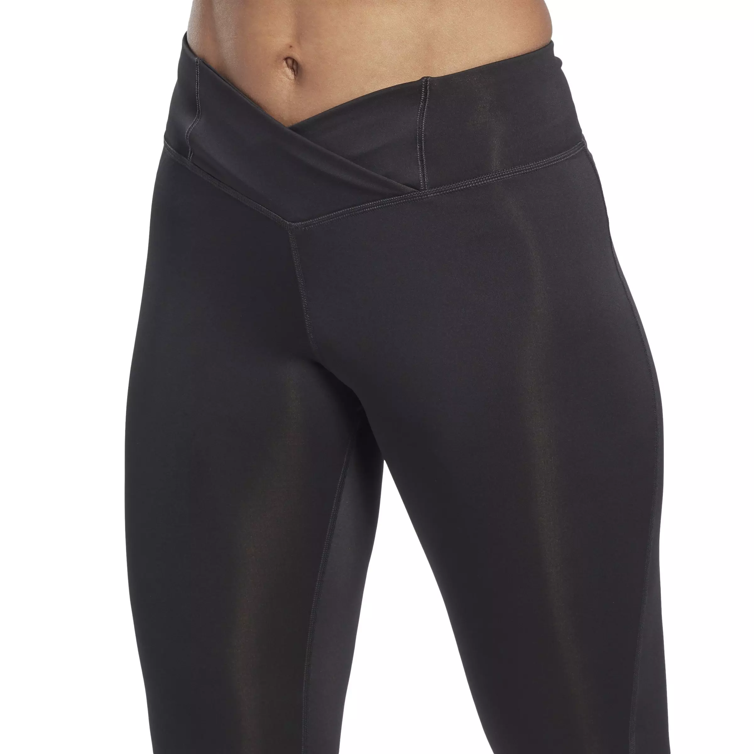 Reebok Women's Workout Ready Capri Tights- Black - BLACK