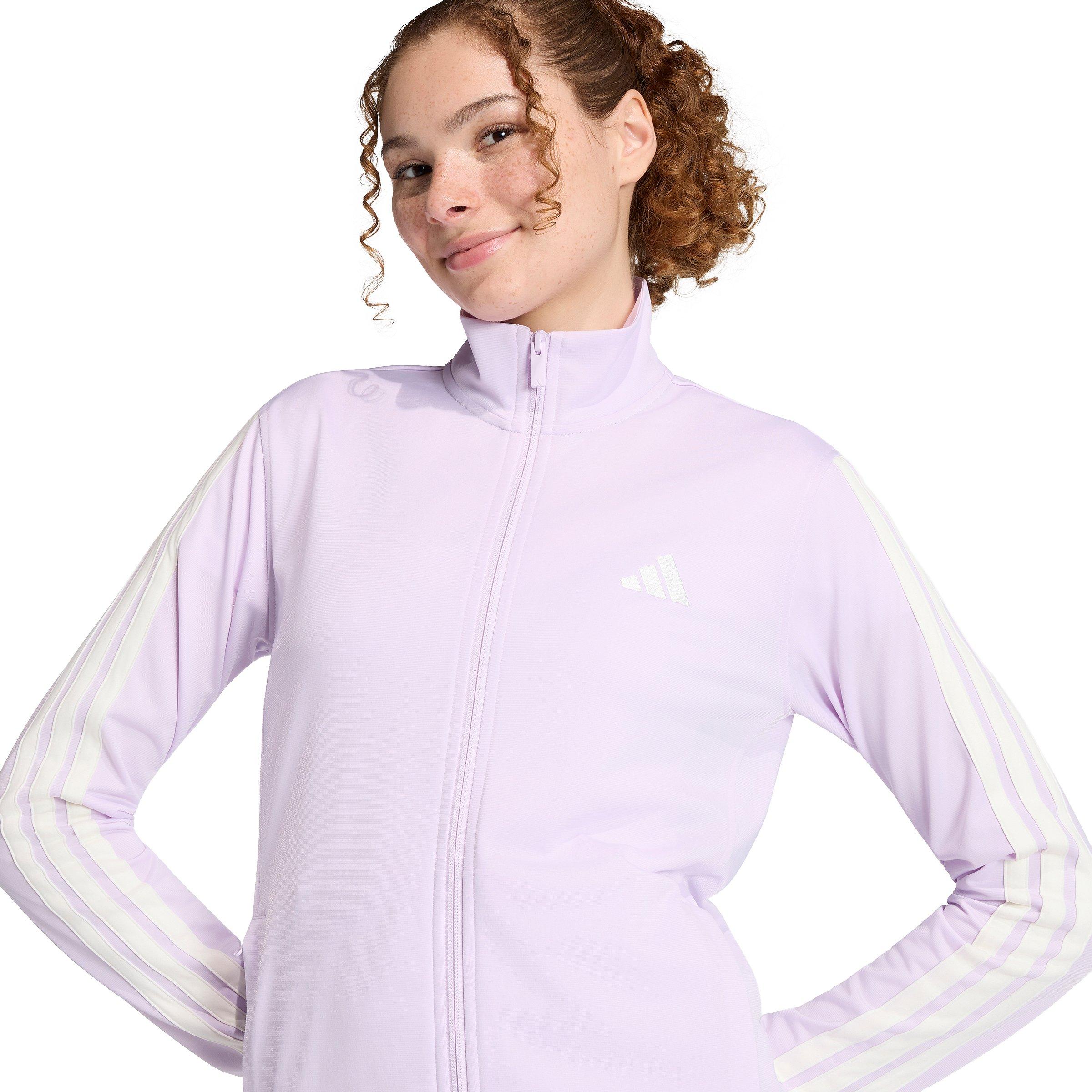 adidas Women's Dayready Track Jacket - Lilac - LILAC Thumbnail View 3