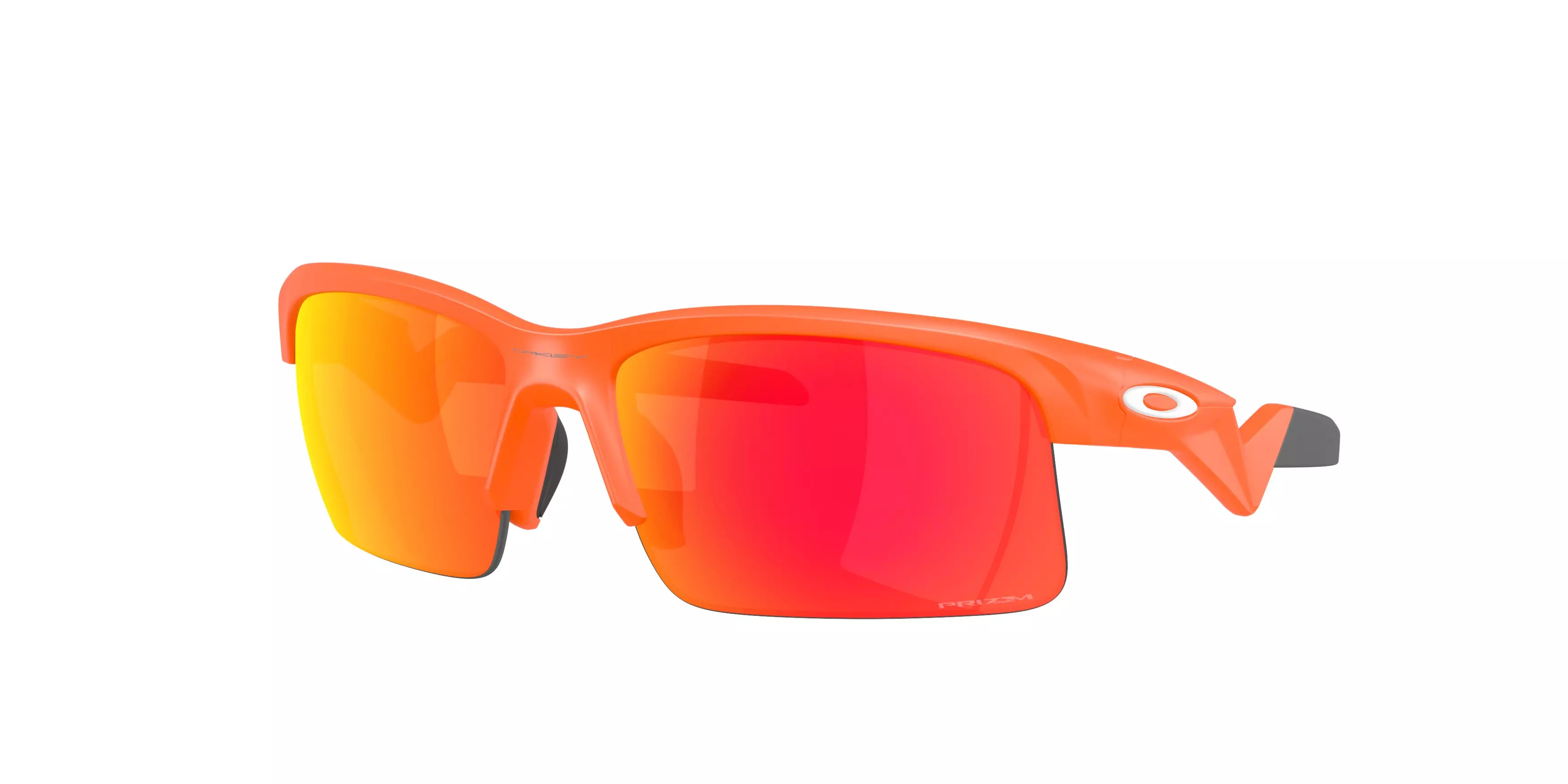 Oakley Capacitor Prizm Ruby Sunglasses - Matte Neon Orange - ORANGE/RED
