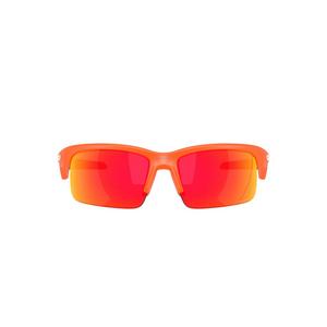 Oakley Youth Capacitor Prizm Ruby Sunglasses - Matte Neon Orange
