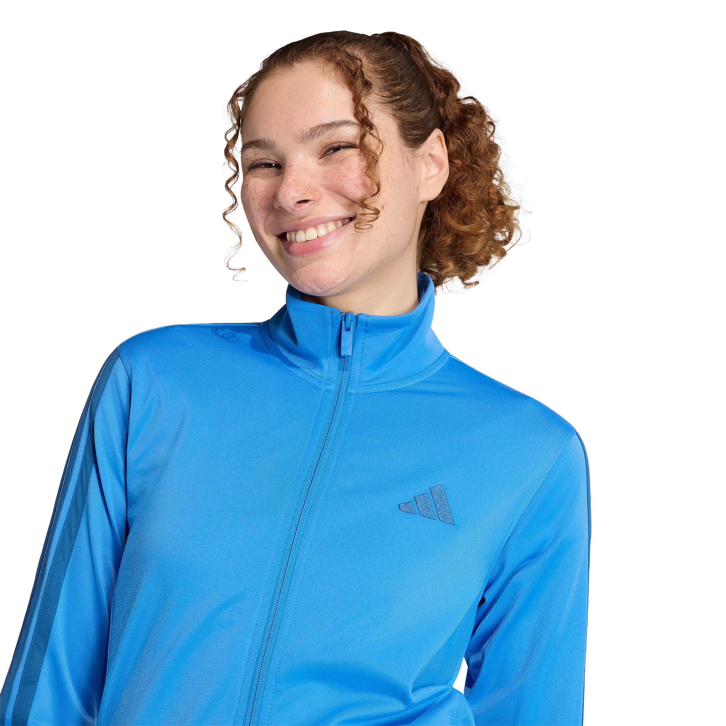 adidas Women's Dayready Track Jacket - Blue - BLUE Thumbnail View 3