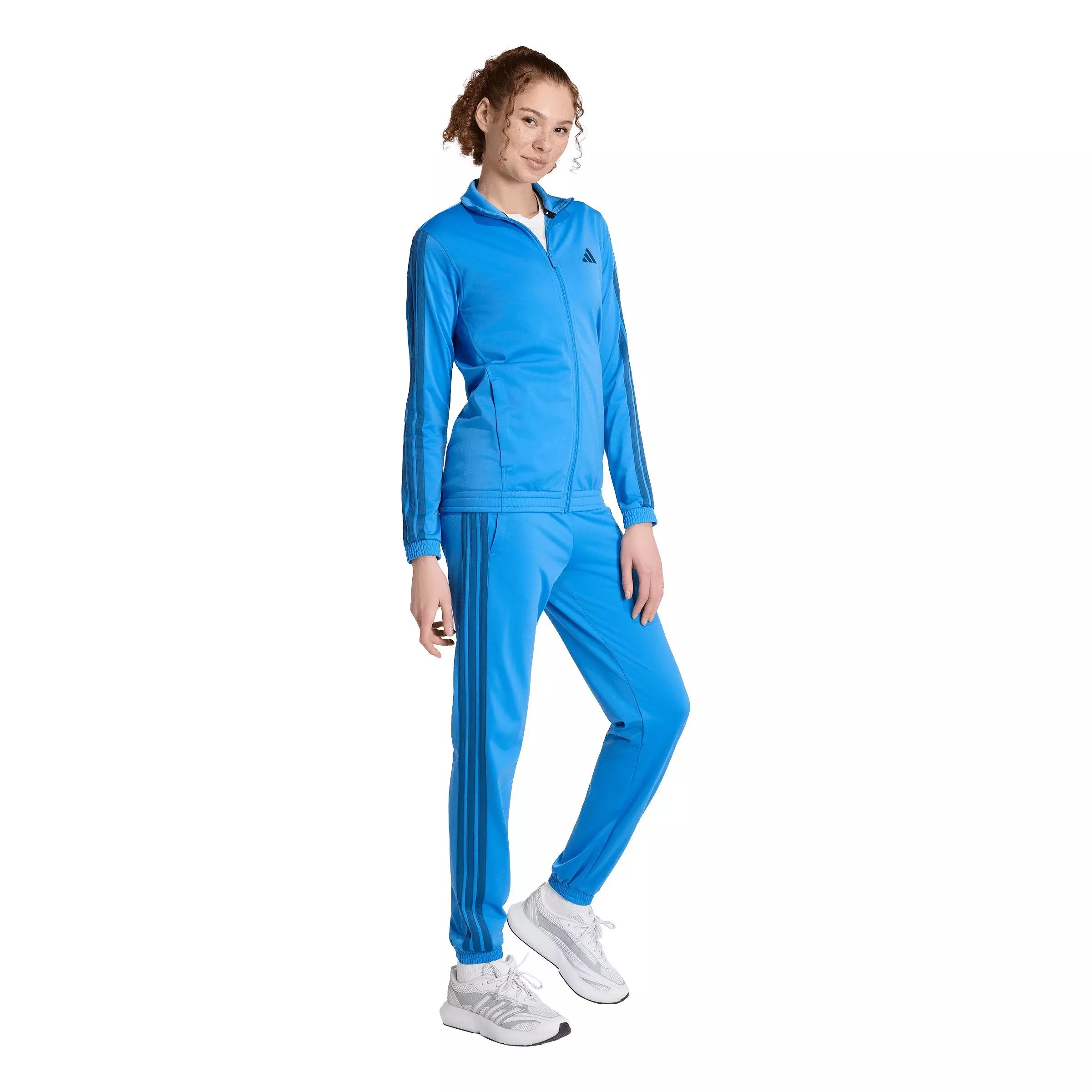 adidas Women's Dayready Track Jacket - Blue - BLUE