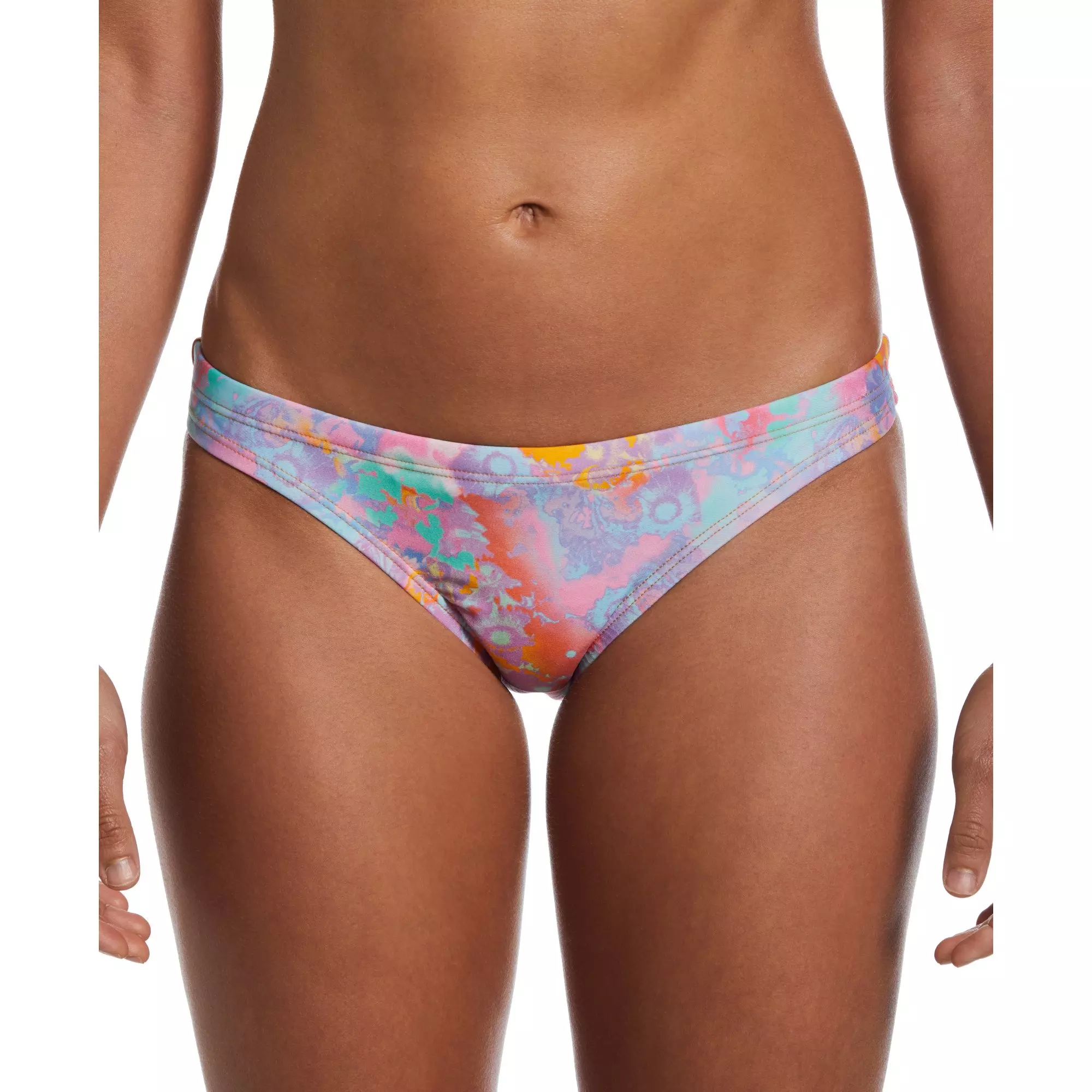 Nike Women's Swim HydraStrong Cheeky Bikini Bottom-Multi Color - Hibbett