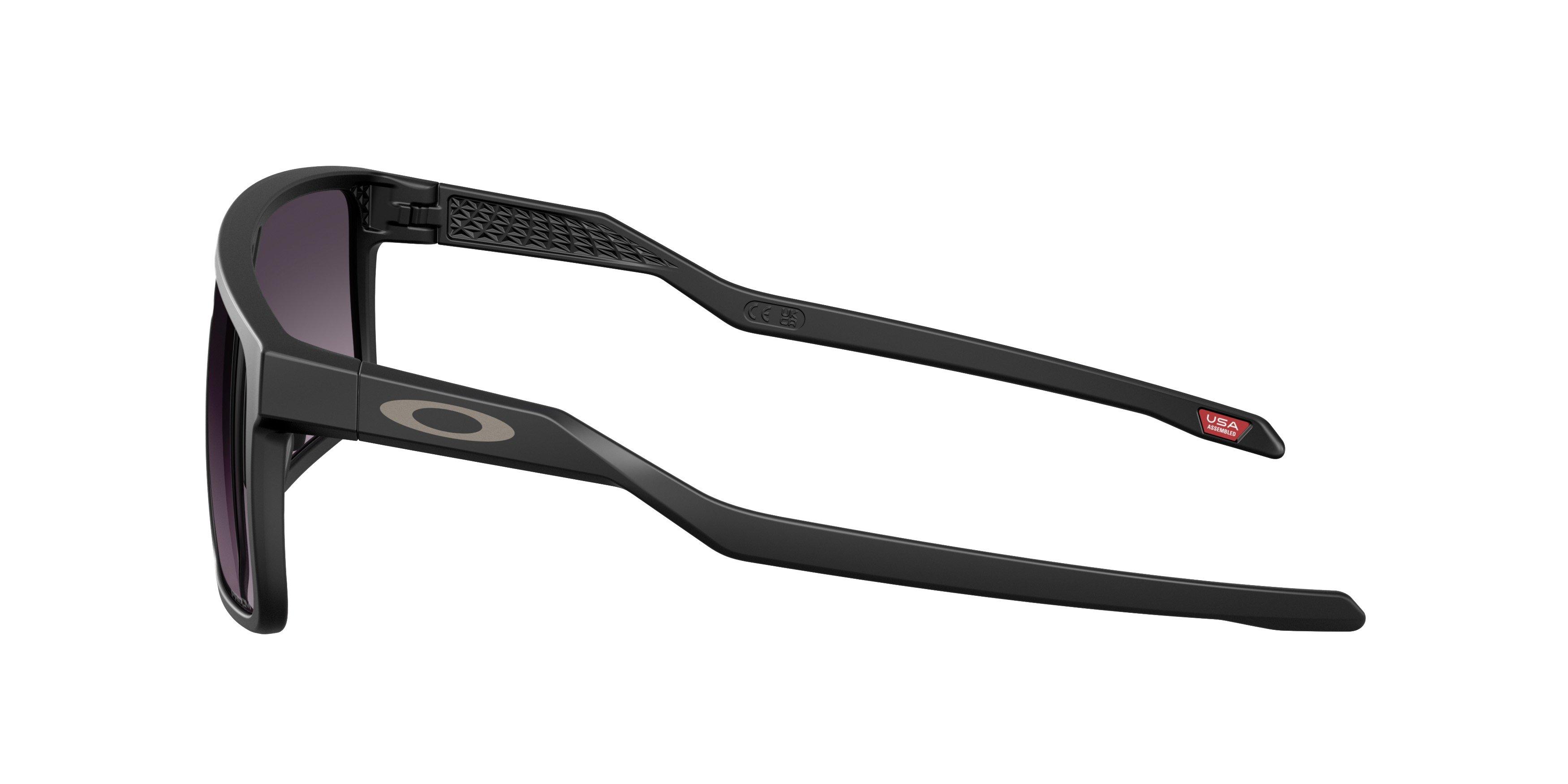 Oakley Helux Prizm Grey Gradient Sunglasses - Matte Black - BLACK/GREY Thumbnail View 4
