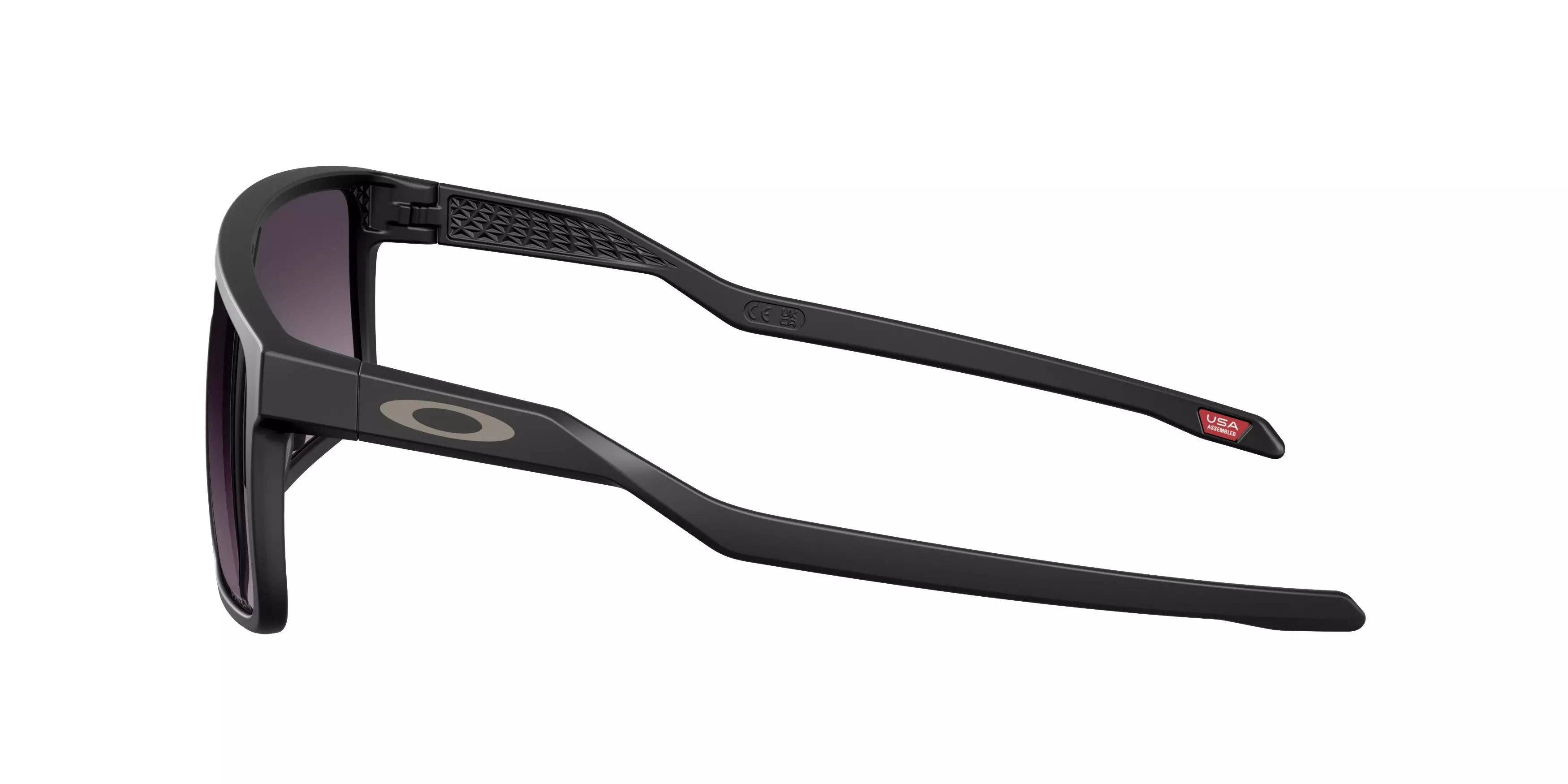 Oakley Helux Prizm Grey Gradient Sunglasses - Matte Black - BLACK/GREY