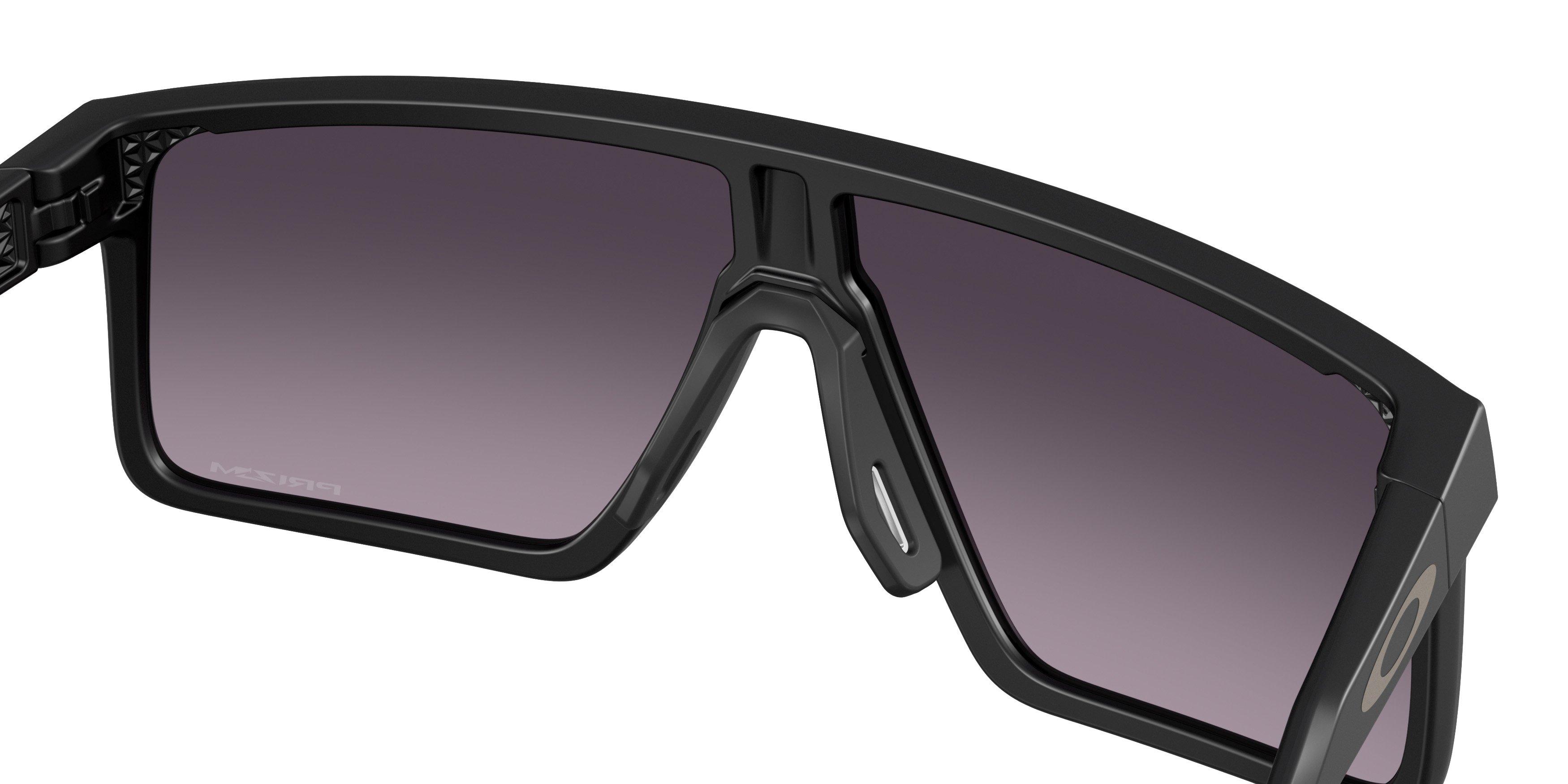 Oakley Helux Prizm Grey Gradient Sunglasses - Matte Black - BLACK/GREY Thumbnail View 6