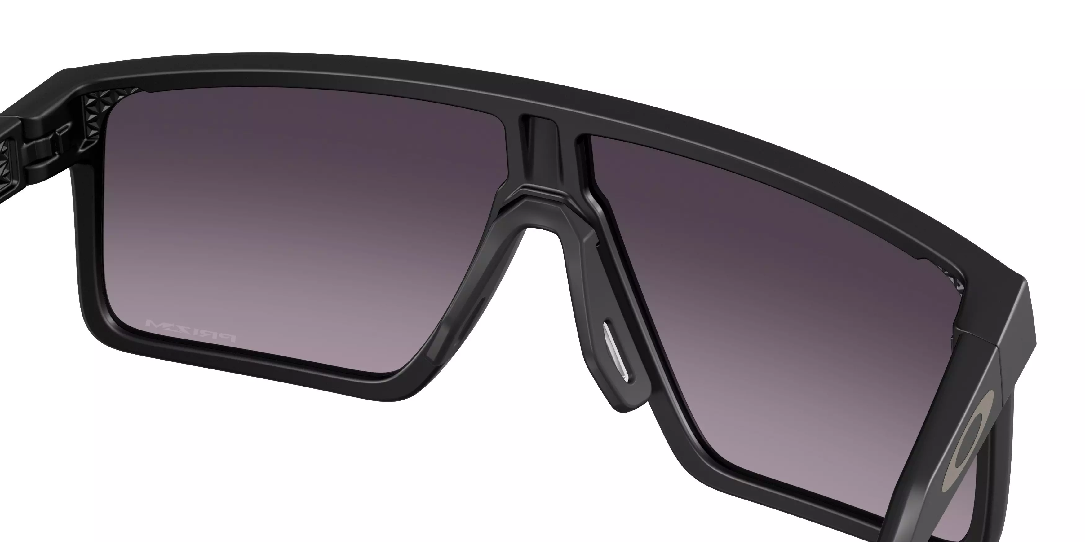 Oakley Helux Prizm Grey Gradient Sunglasses - Matte Black - BLACK/GREY
