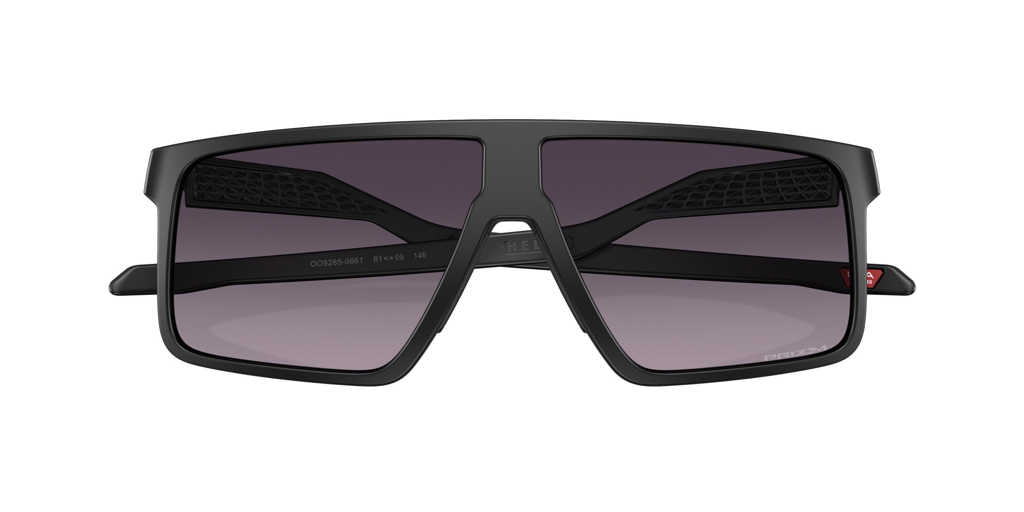 Oakley Helux Prizm Grey Gradient Sunglasses - Matte Black - BLACK/GREY Thumbnail View 8