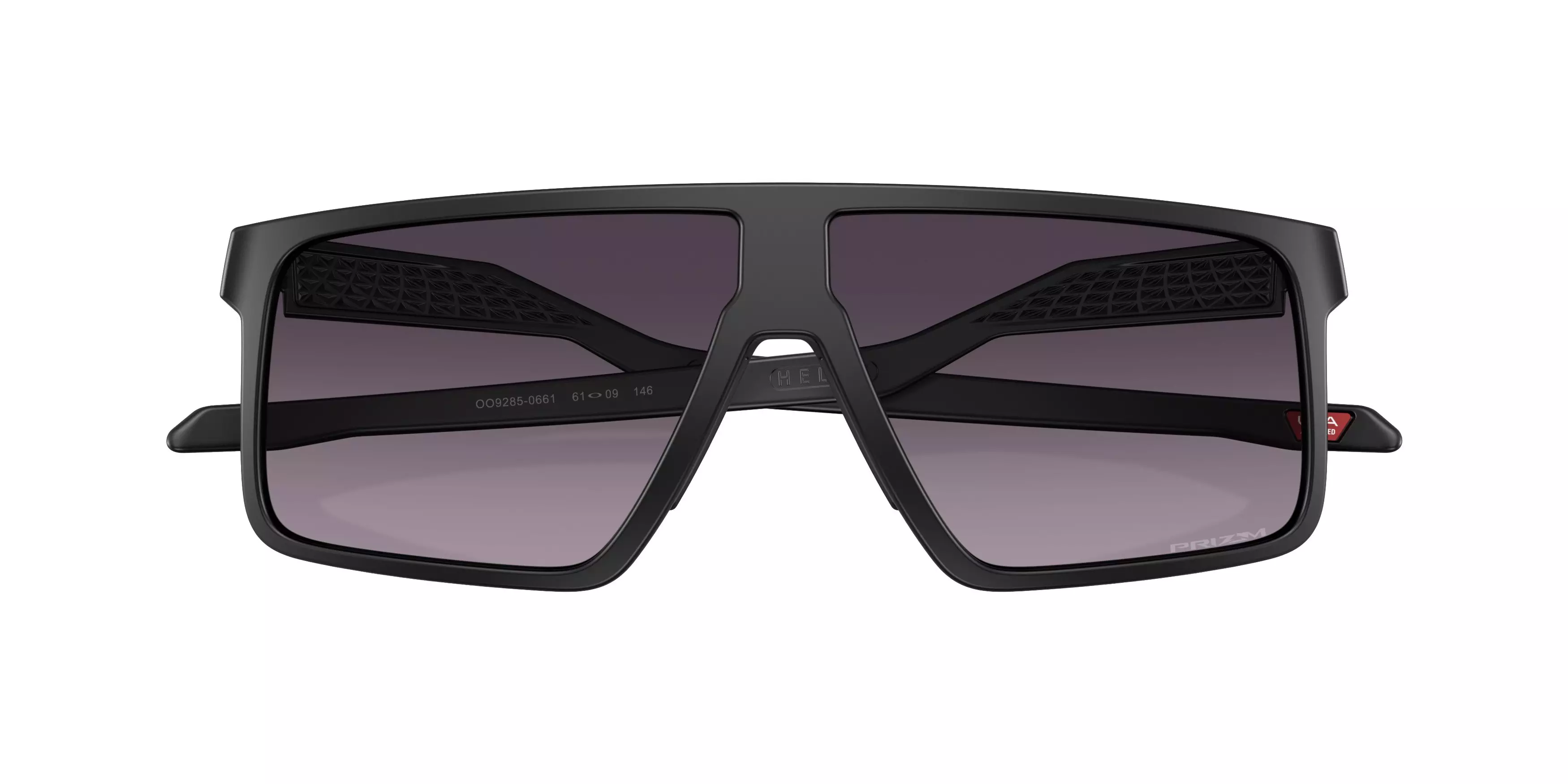Oakley Helux Prizm Grey Gradient Sunglasses - Matte Black - BLACK/GREY