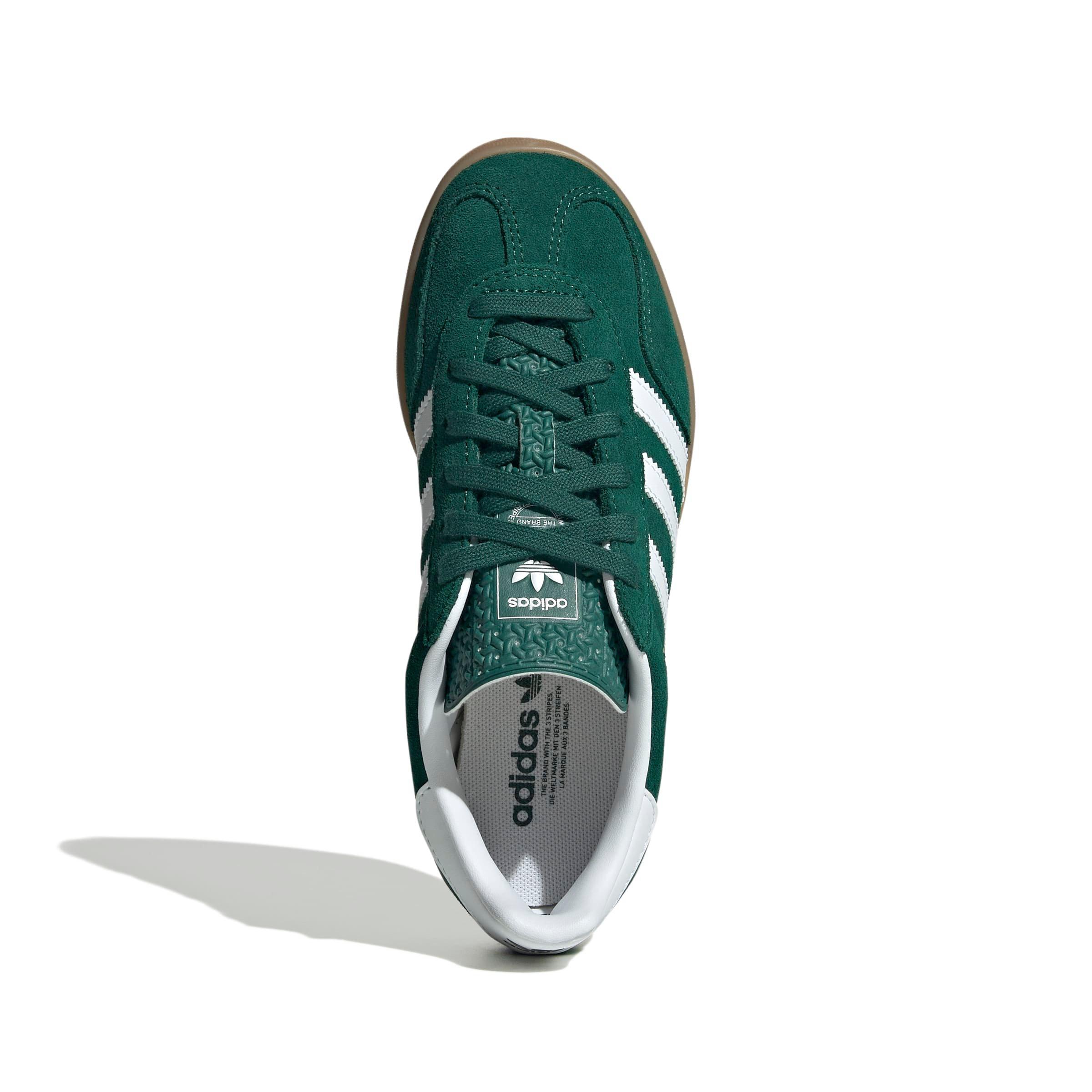 adidas Originals Gazelle Grade School Boys' "Collegiate Green/Ftwr White/Gum 2" Shoe