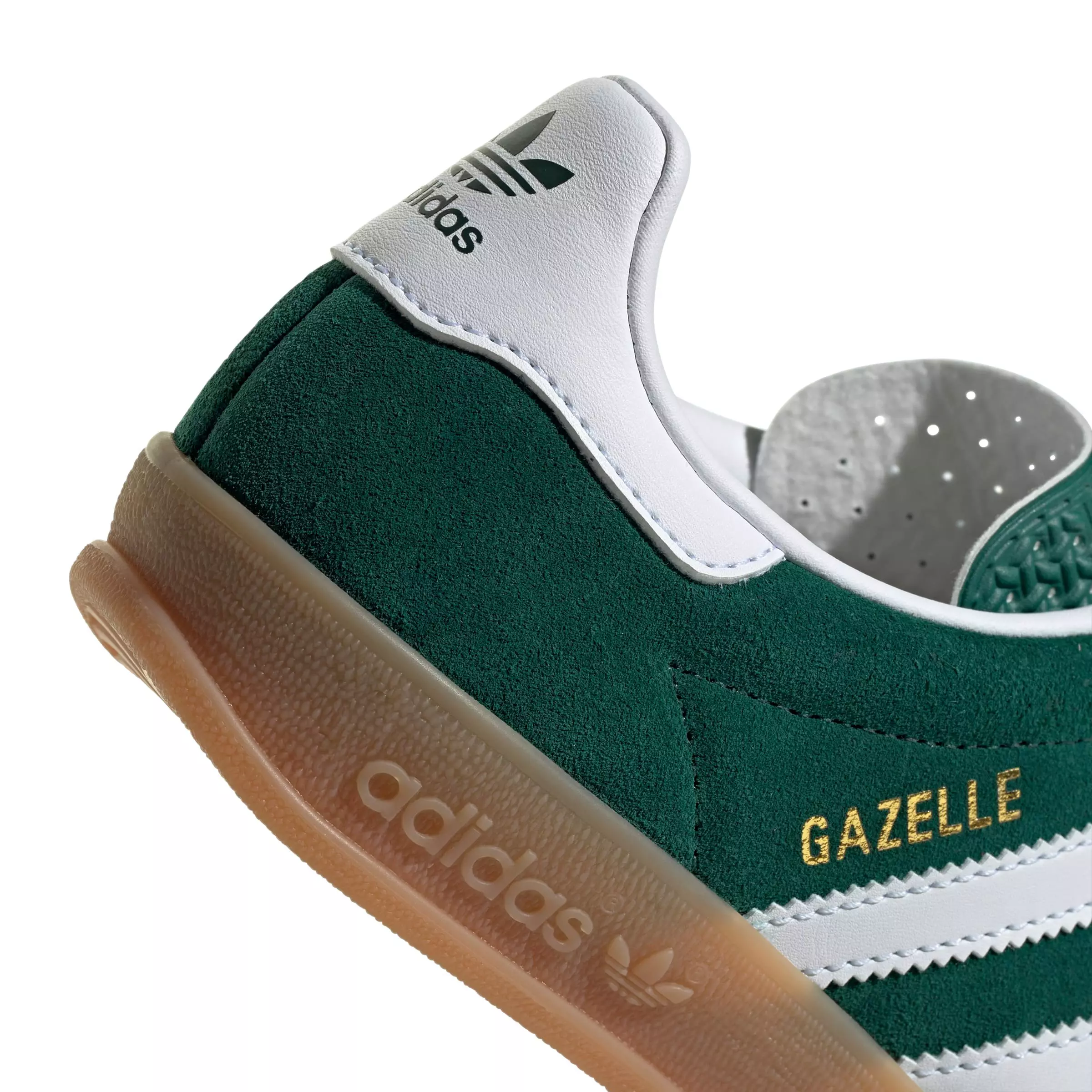 adidas Originals Gazelle "Collegiate Green/Ftwr White/Gum 2" Grade School Boys' Shoe - GREEN/WHITE/GUM