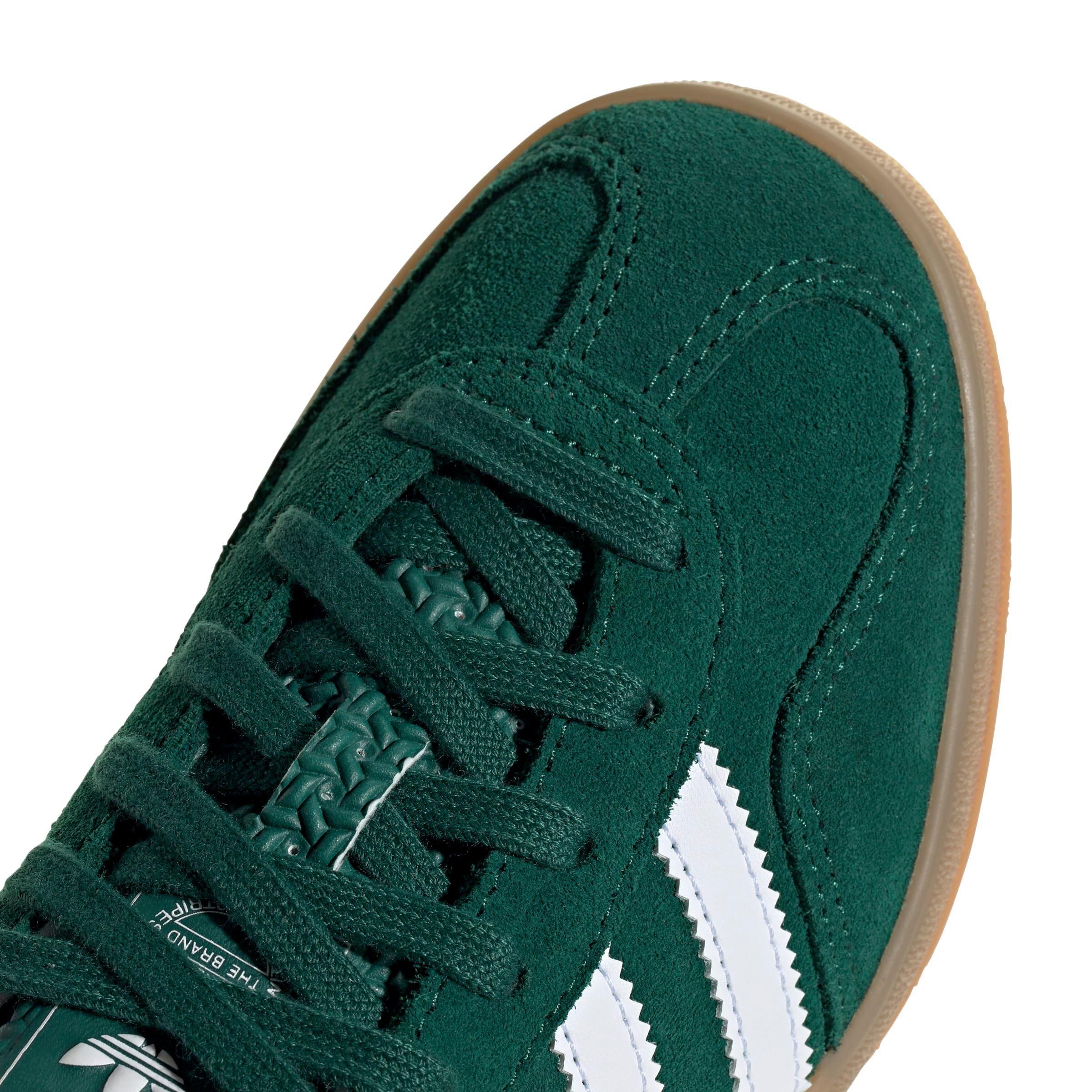 adidas Originals Gazelle Grade School Boys' "Collegiate Green/Ftwr White/Gum 2" Shoe