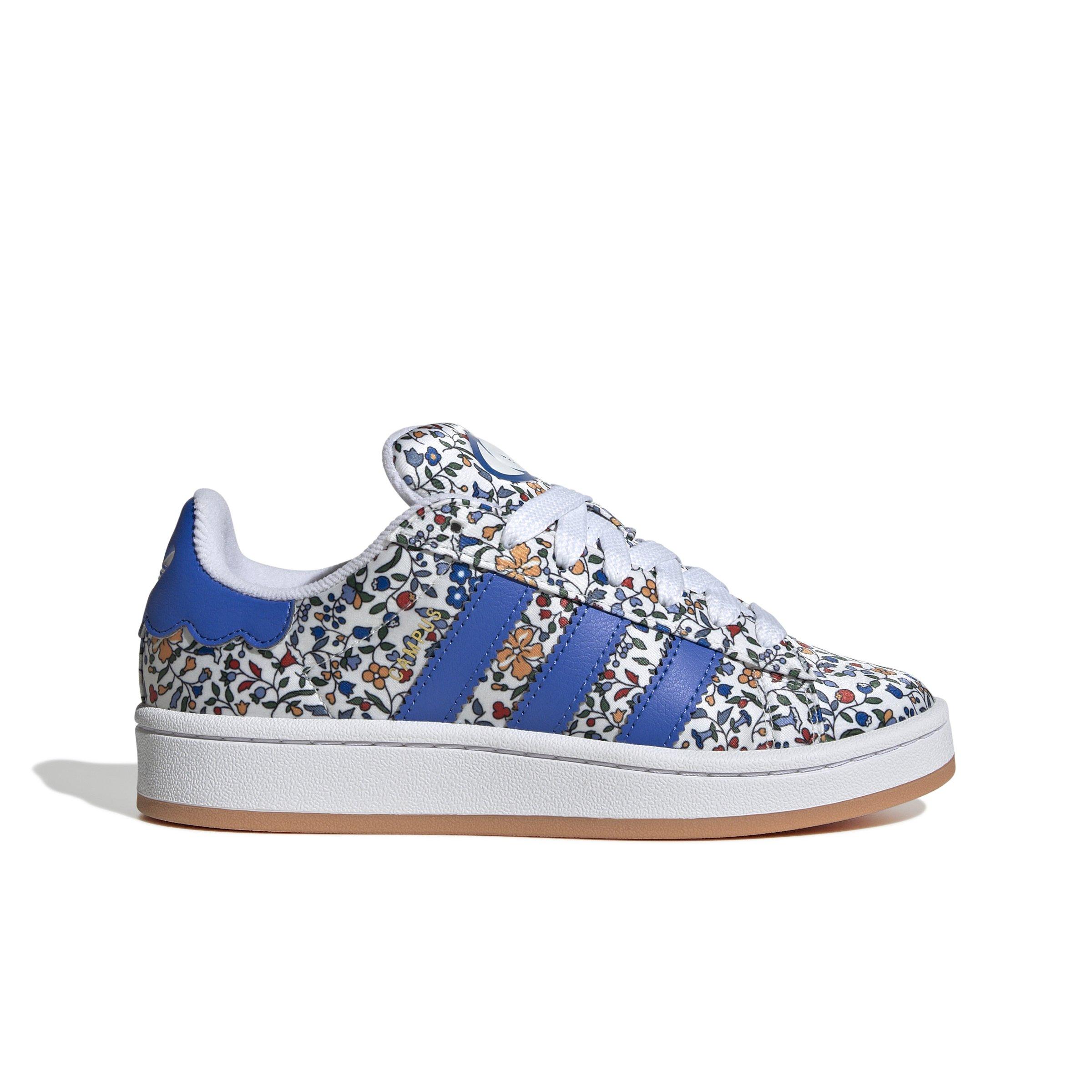 adidas Originals Campus 00s X Liberty London Grade School Girls' "Blue/Off White" Shoe