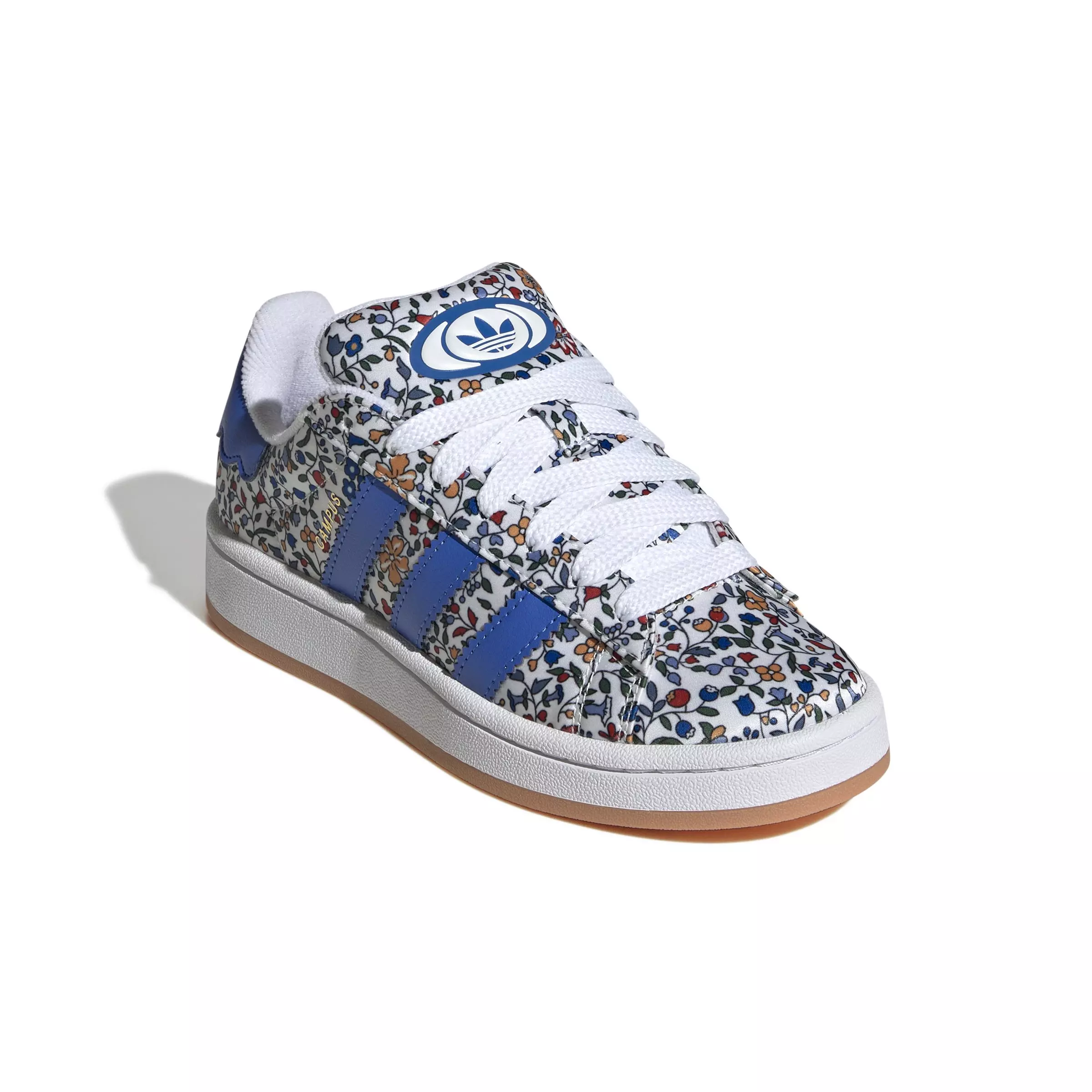 adidas Originals Campus 00s X Liberty London "Blue/Off White" Grade School Girls' Shoe - BLUE/OFF WHITE