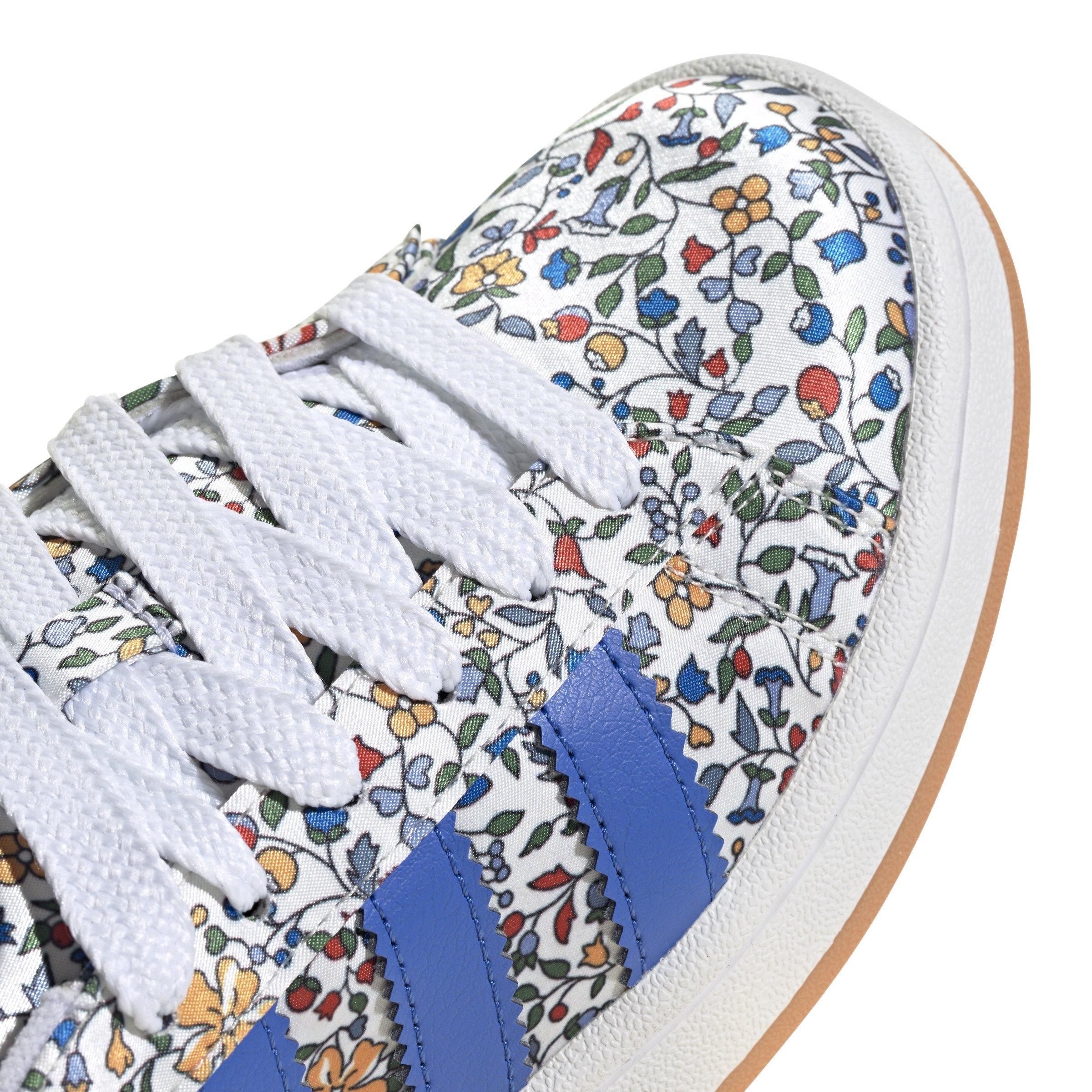 adidas Originals Campus 00s X Liberty London Grade School Girls' "Blue/Off White" Shoe