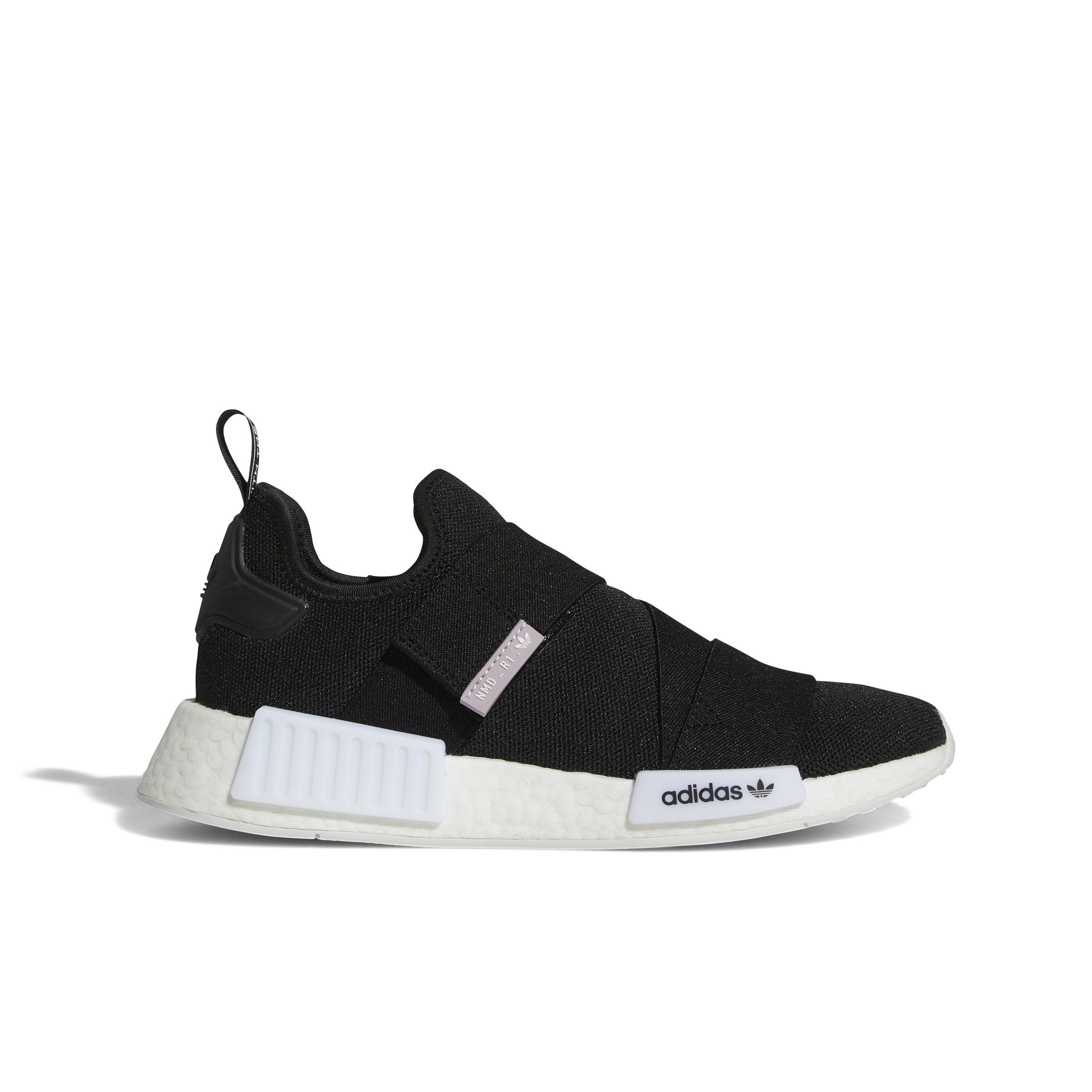 Women's nmd r1 casual shoes raw white/raw white/core clearance black