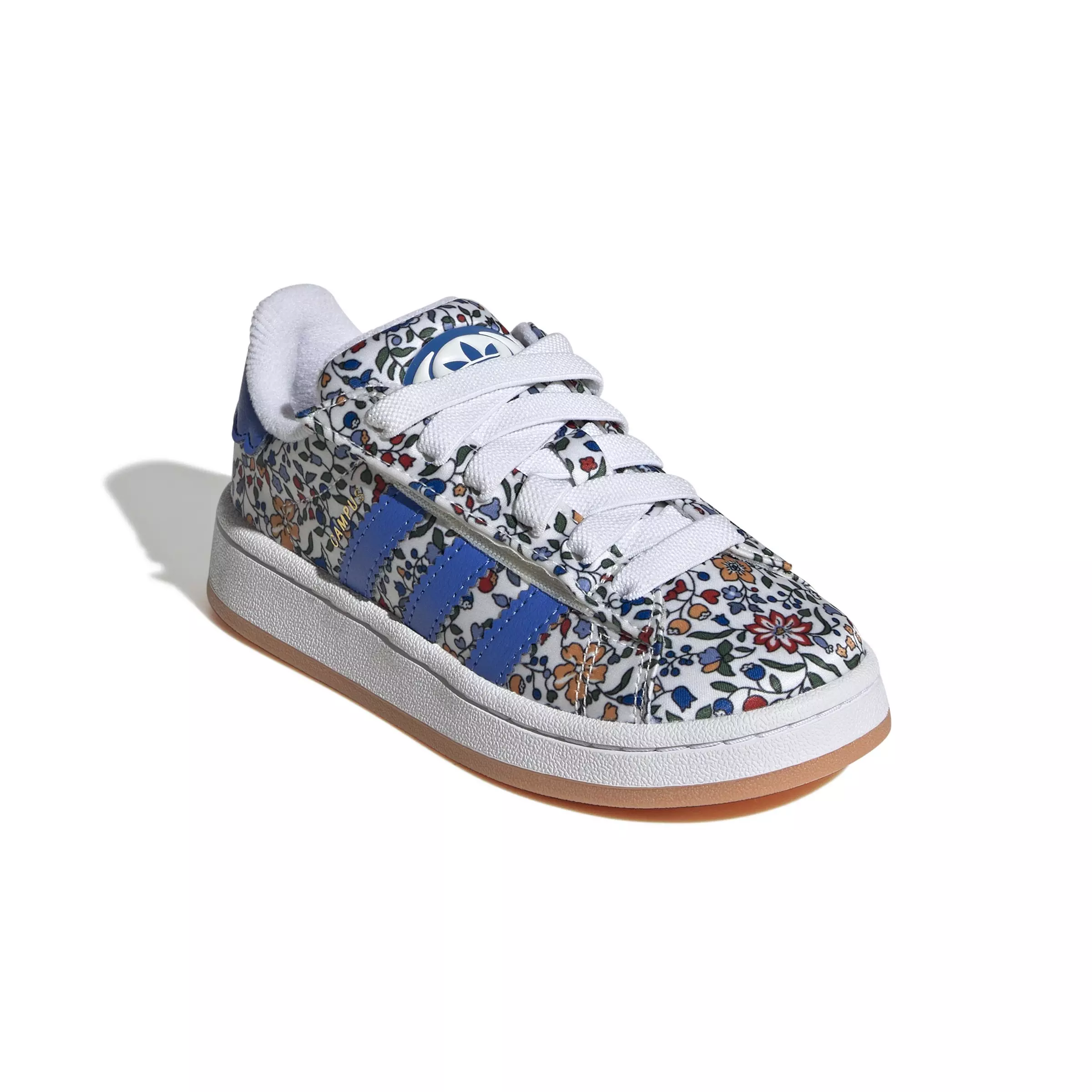 adidas Originals Campus 00s x Liberty London Comfort Closure "Blue/Off White" Preschool Girls' Shoe - BLUE/OFF WHITE