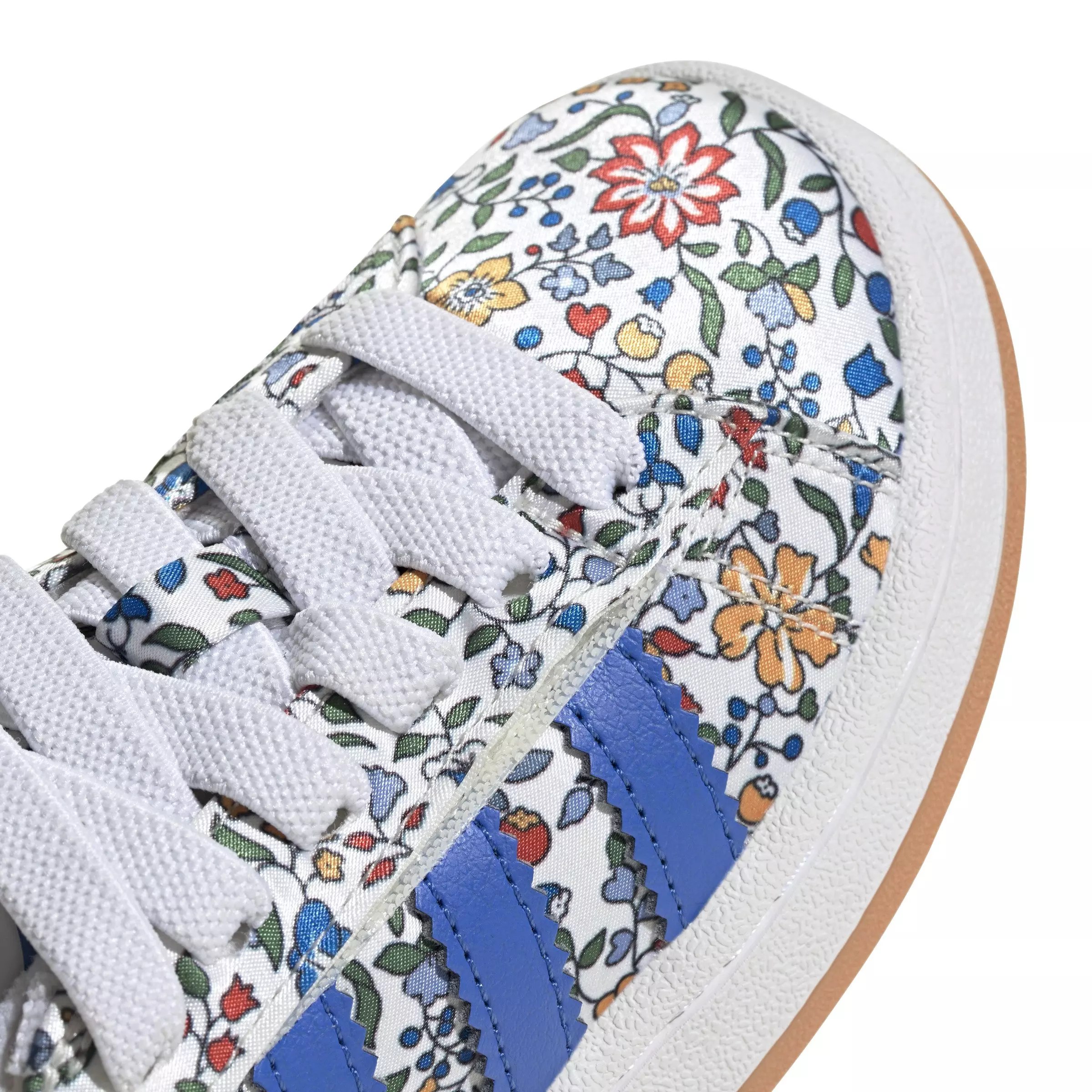 adidas Originals Campus 00s x Liberty London Comfort Closure "Blue/Off White" Preschool Girls' Shoe - BLUE/OFF WHITE