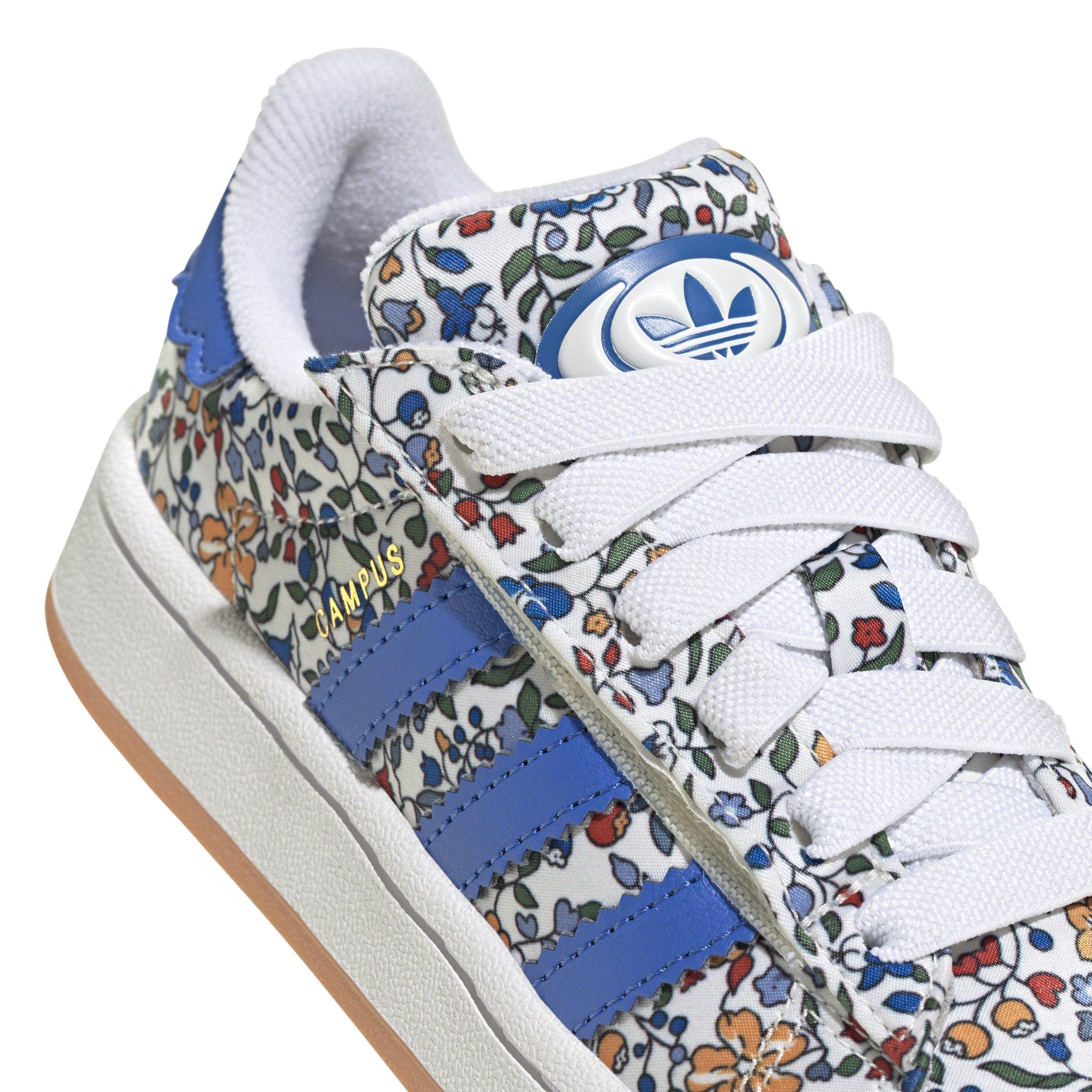 adidas Originals Campus 00s x Liberty London Comfort Closure Preschool Girls' "Blue/Off White" Shoe