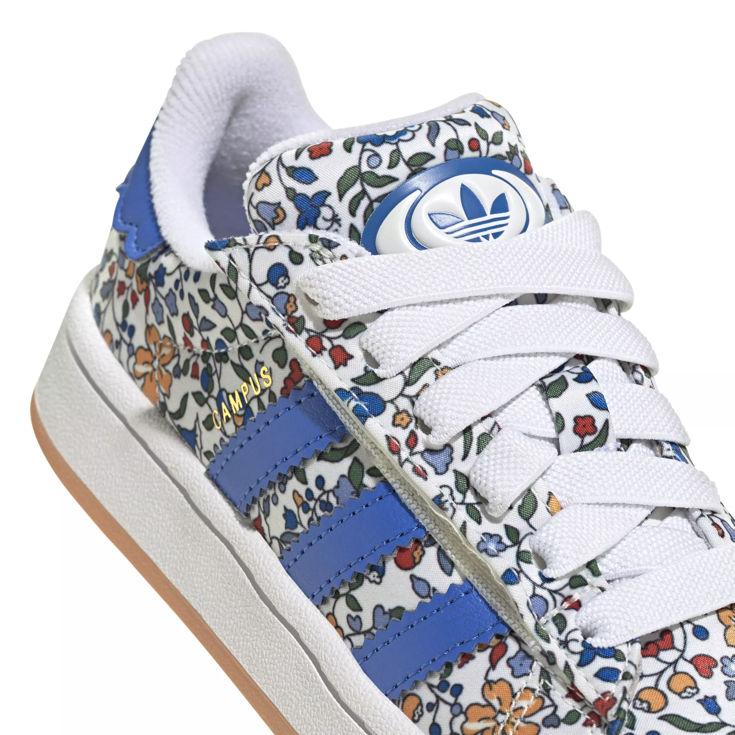 adidas Originals Campus 00s x Liberty London Comfort Closure "Blue/Off White" Preschool Girls' Shoe - BLUE/OFF WHITE