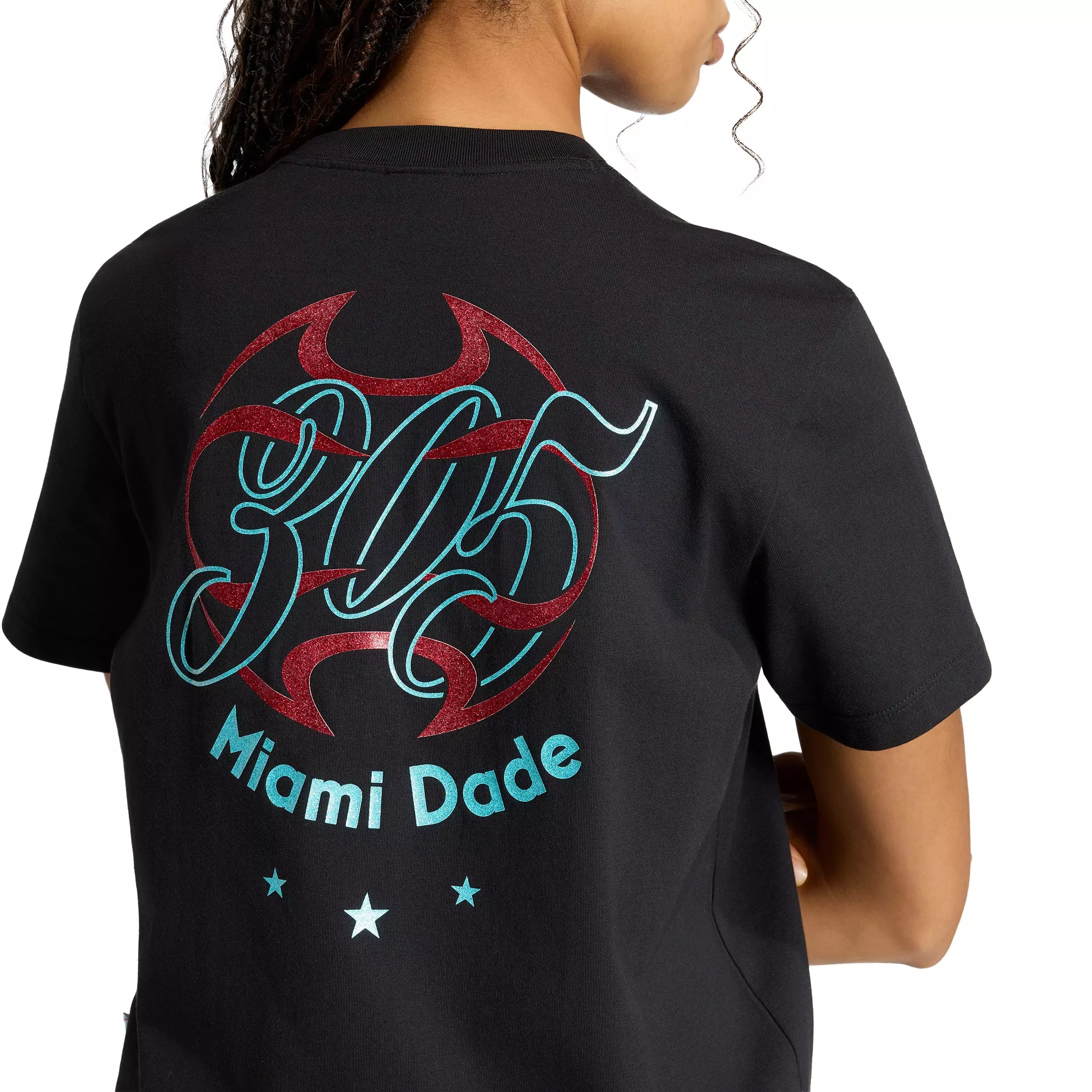 adidas Originals Women's FIFA World Cup 26&trade; Host City Miami T-Shirt - Black - BLACK