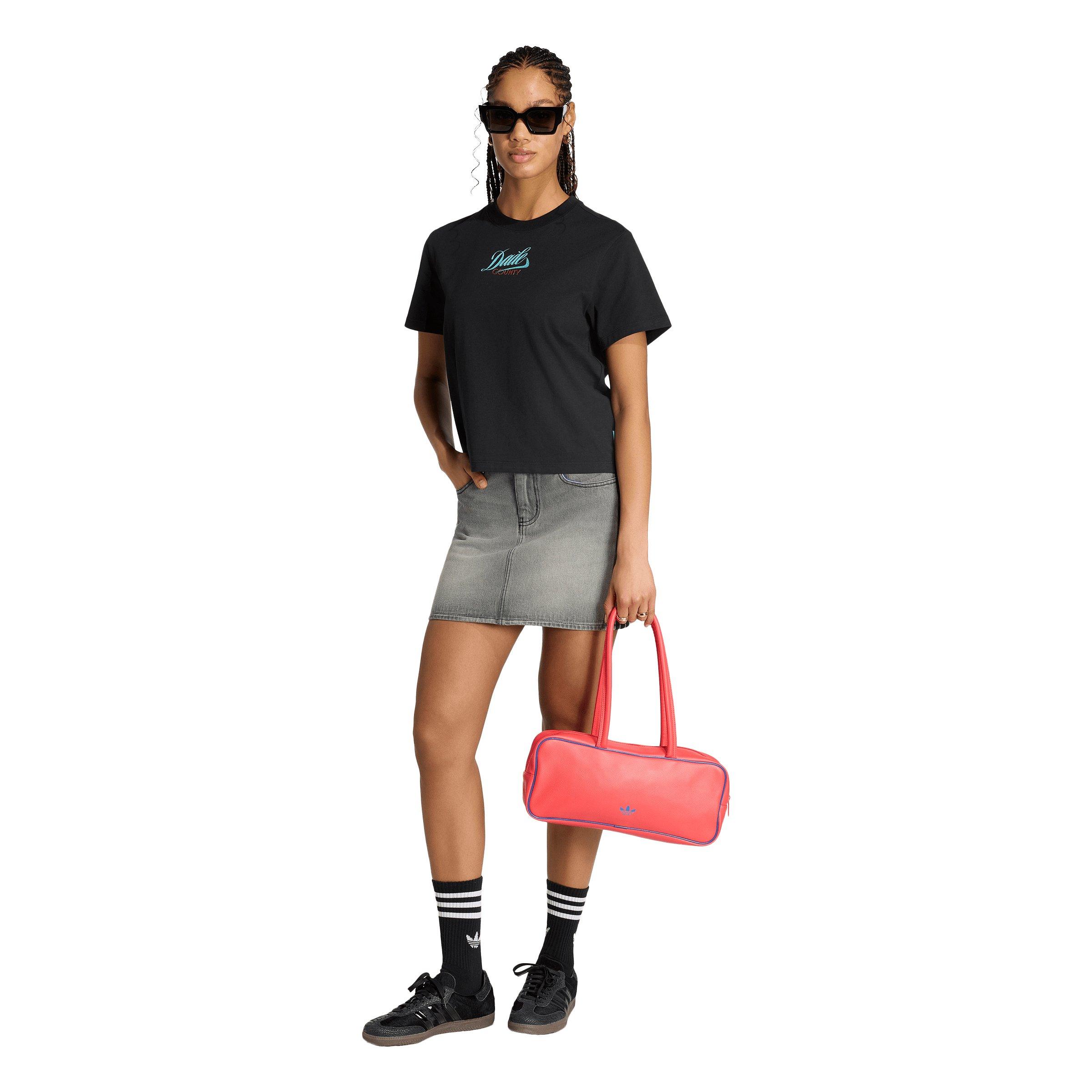 adidas Originals Women's FIFA World Cup 26&trade; Host City Miami T-Shirt - Black - BLACK Thumbnail View 5