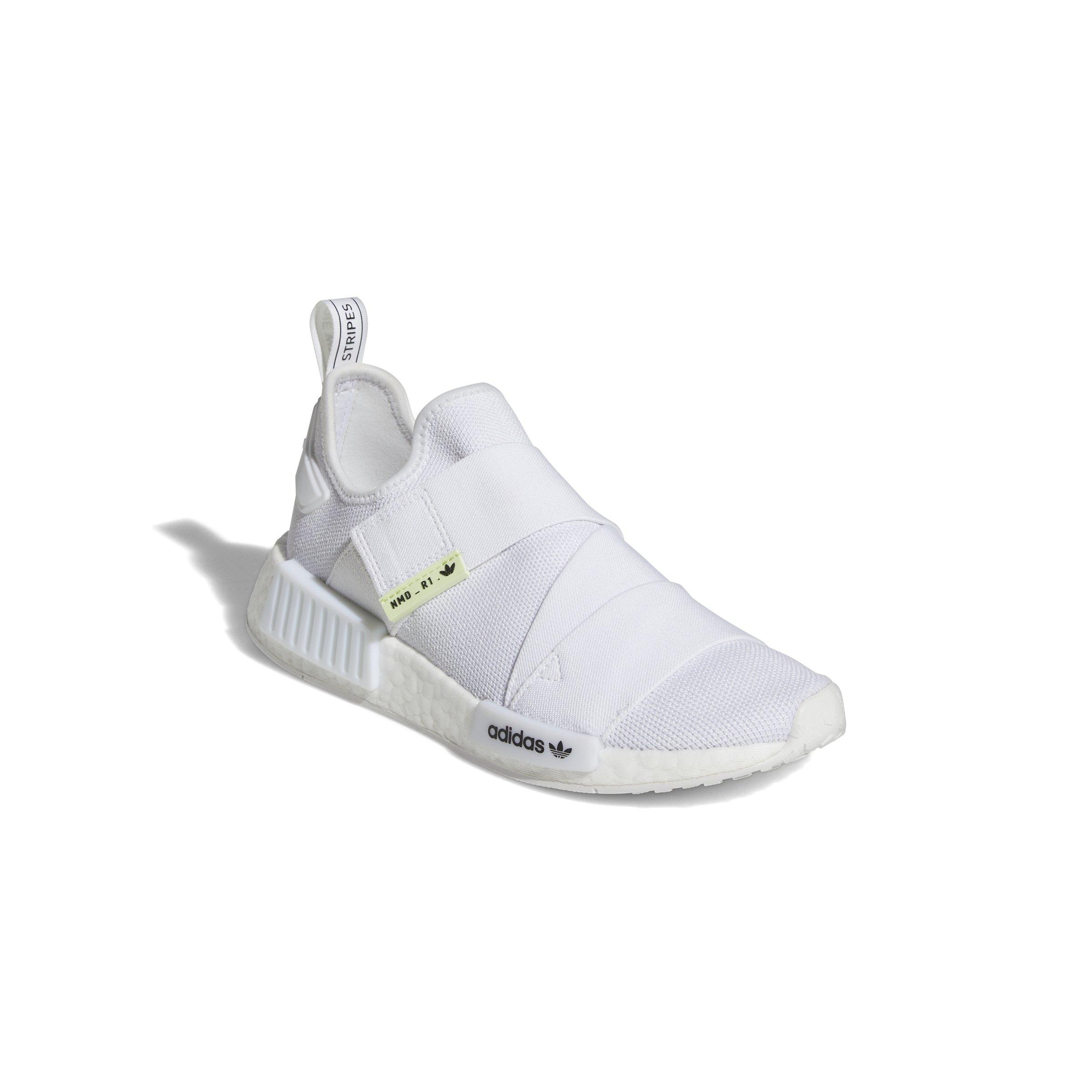 adidas Originals NMD_R1 "Ftwr White/Ftwr White/Core Black" Women's Shoe - WHITE Thumbnail View 3