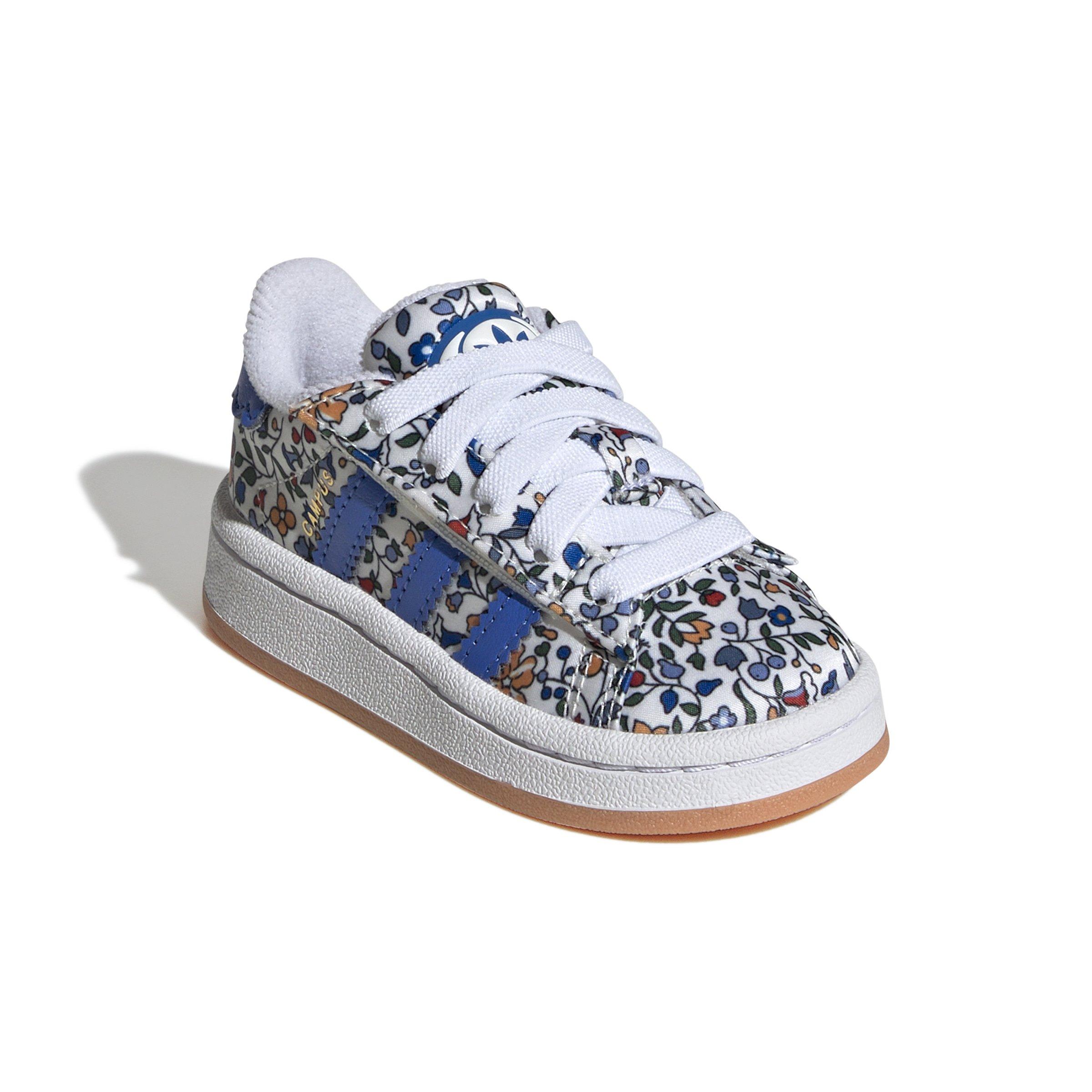 adidas Originals Campus 00s x Liberty London Comfort Closure Infant Girls' "Blue/Off White" Shoe