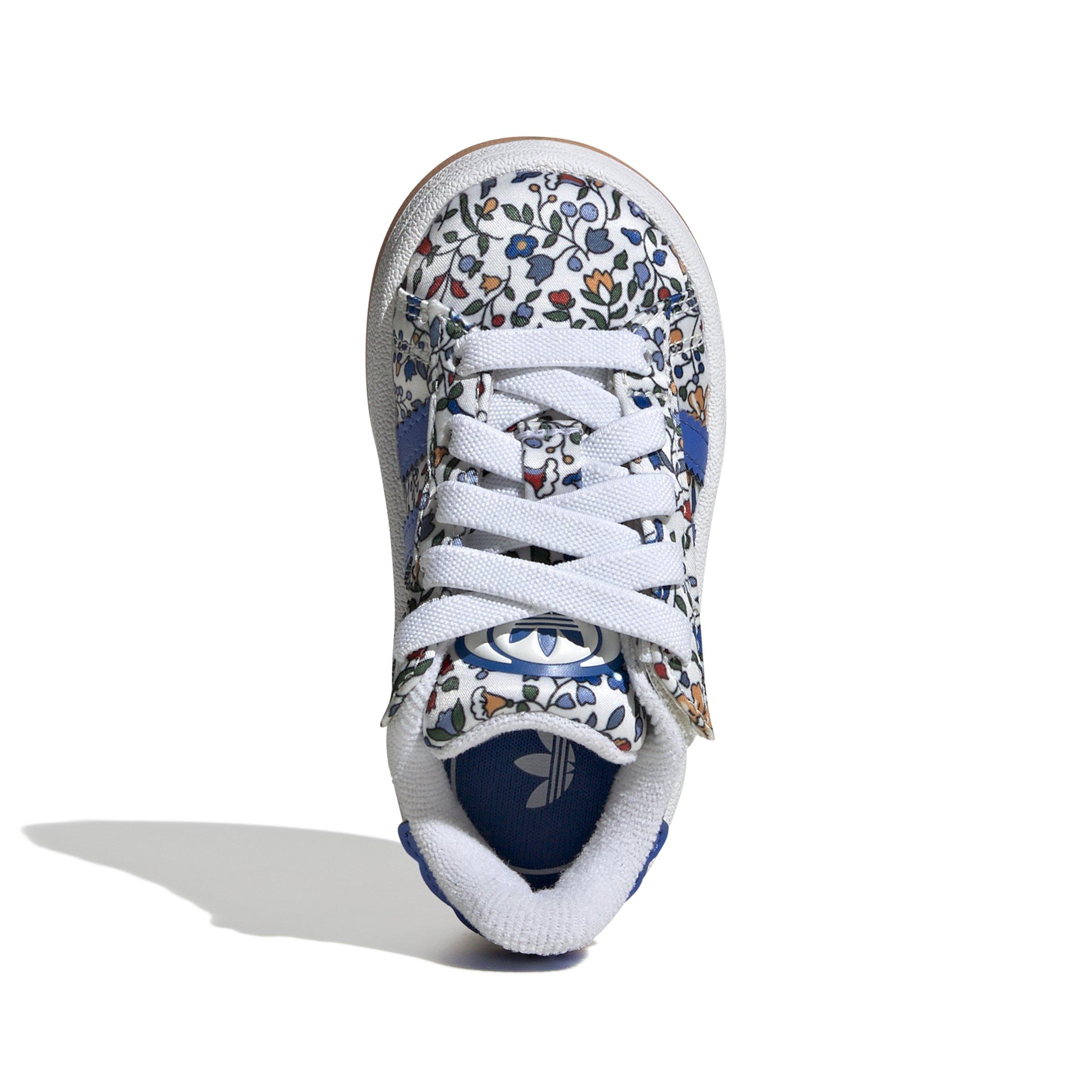 adidas Originals Campus 00s x Liberty London Comfort Closure Infant Girls' "Blue/Off White" Shoe