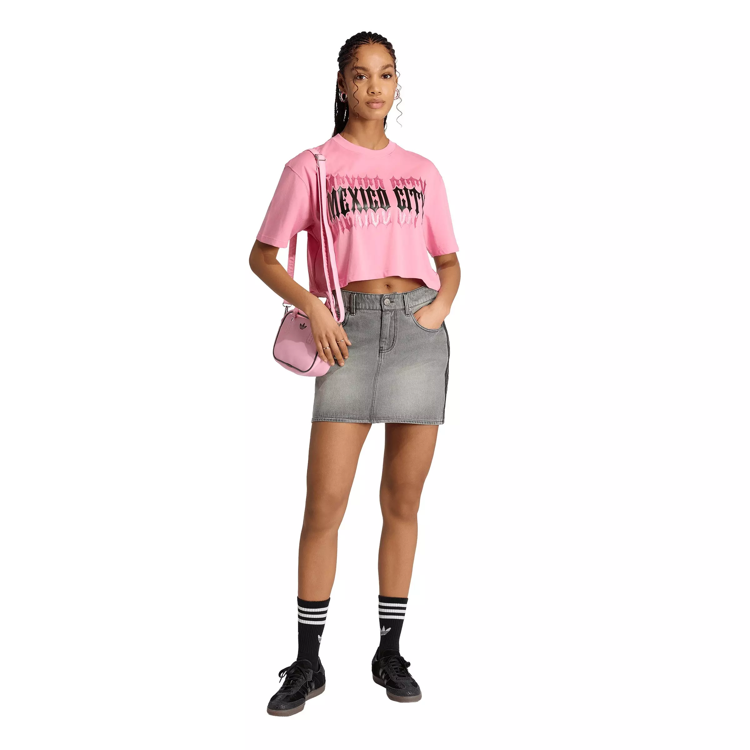 adidas Originals Women's FIFA World Cup 26&trade; Host City Mexico City T-Shirt - Pink - PINK