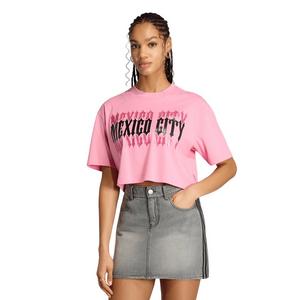 adidas Originals Women's FIFA World Cup 26&trade; Host City Mexico City T-Shirt - Pink